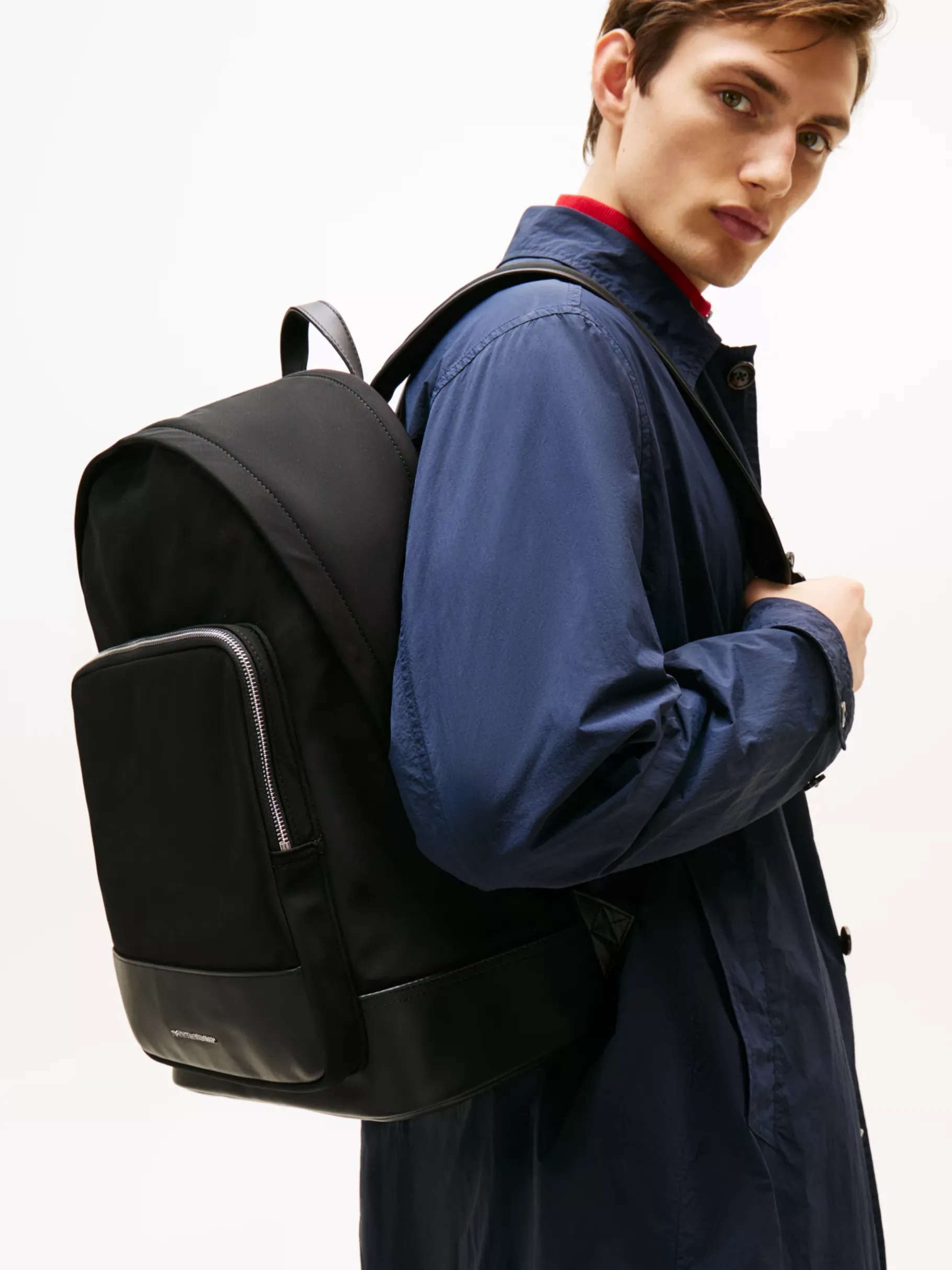 Tommy Hilfiger TH Business Rucksack mit Metall-Logo BLACK Flash Sale