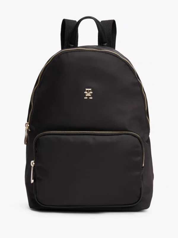 Tommy Hilfiger TH Emblem Rucksack BLACK Outlet