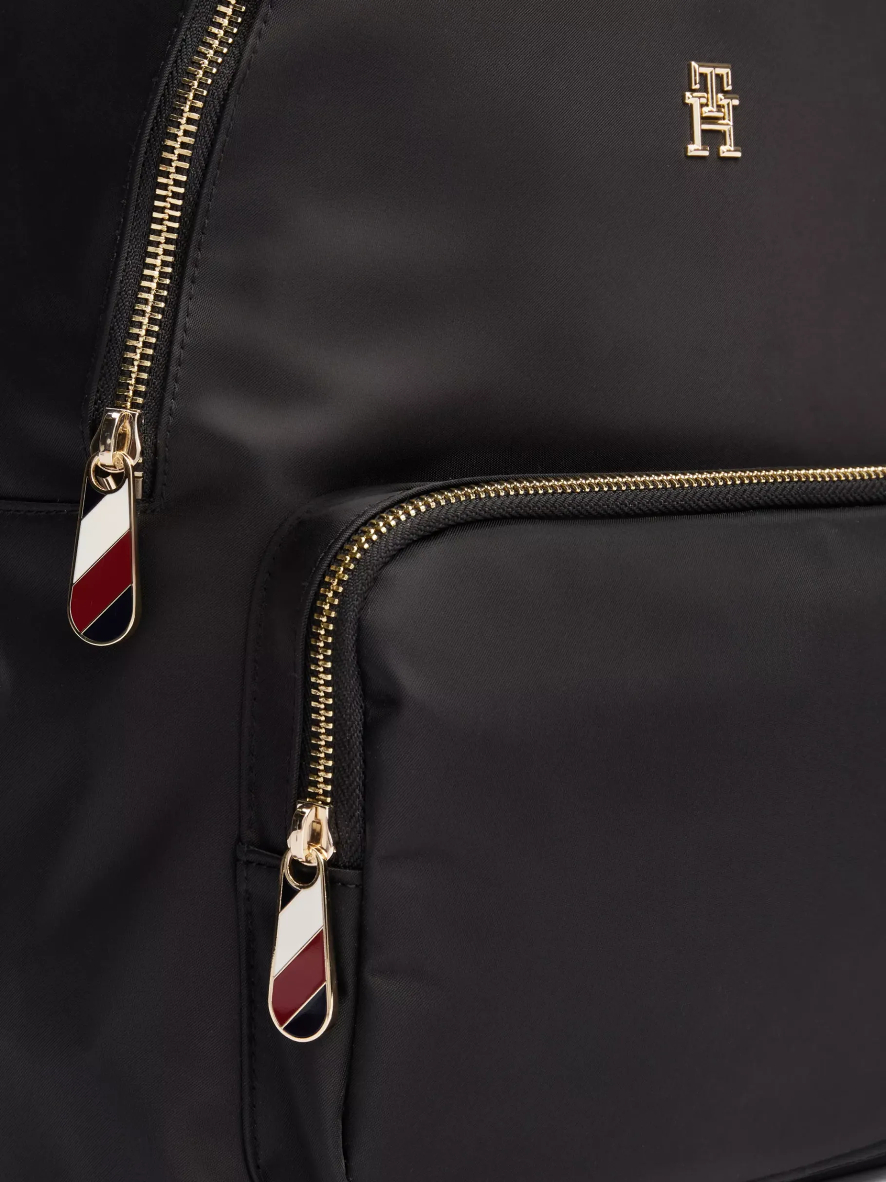 Tommy Hilfiger TH Emblem Rucksack BLACK Outlet