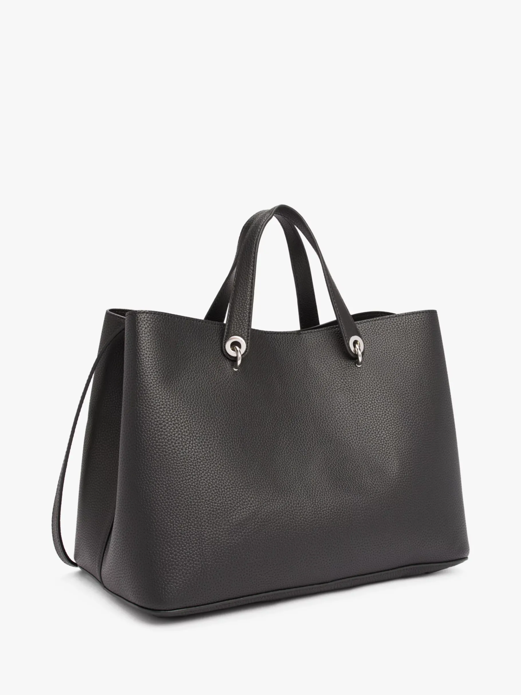 Tommy Hilfiger TH Emblem Satchel BLACK Cheap