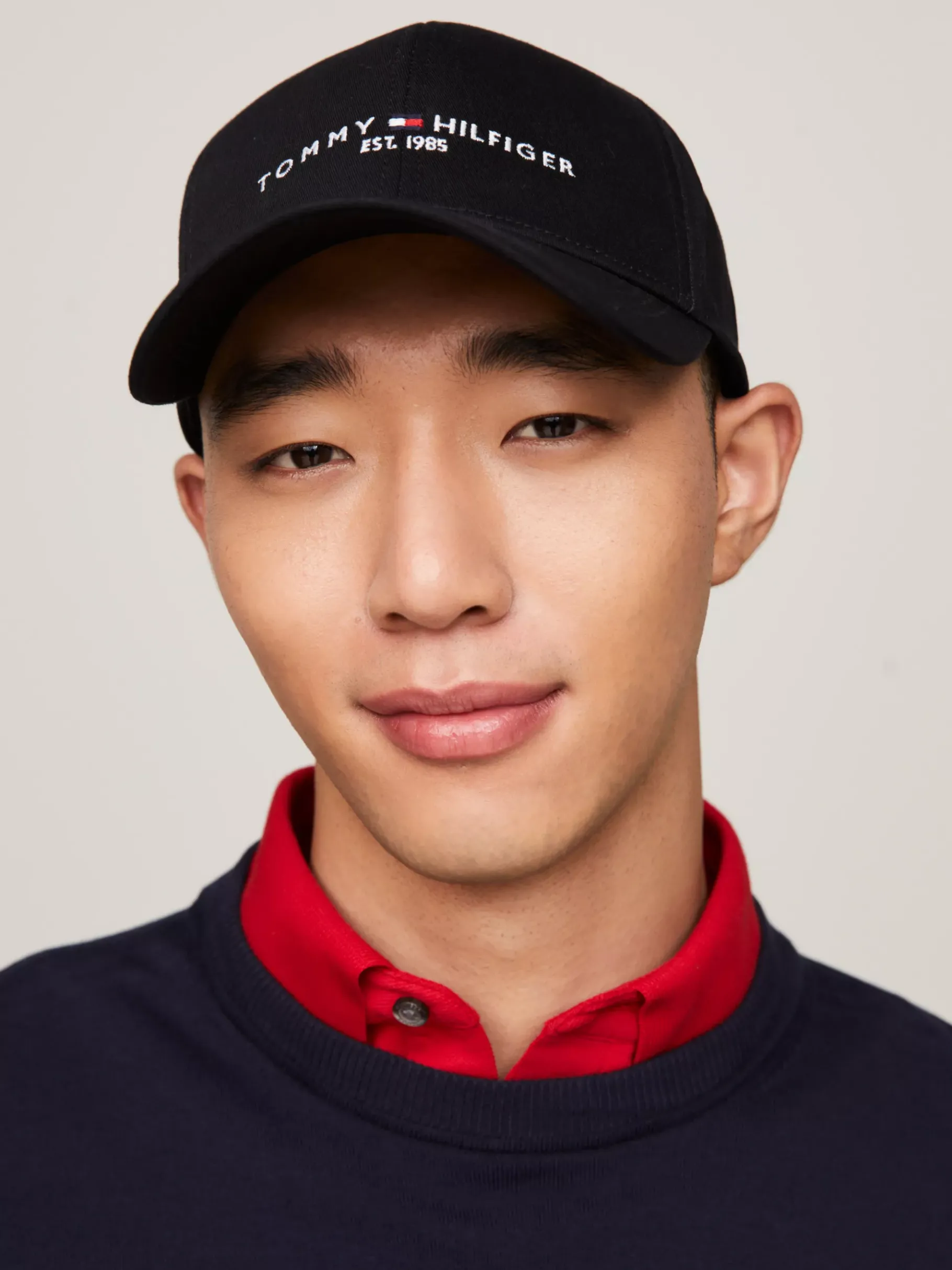 Tommy Hilfiger TH Established Baseball-Cap aus reiner Baumwolle BLACK Shop