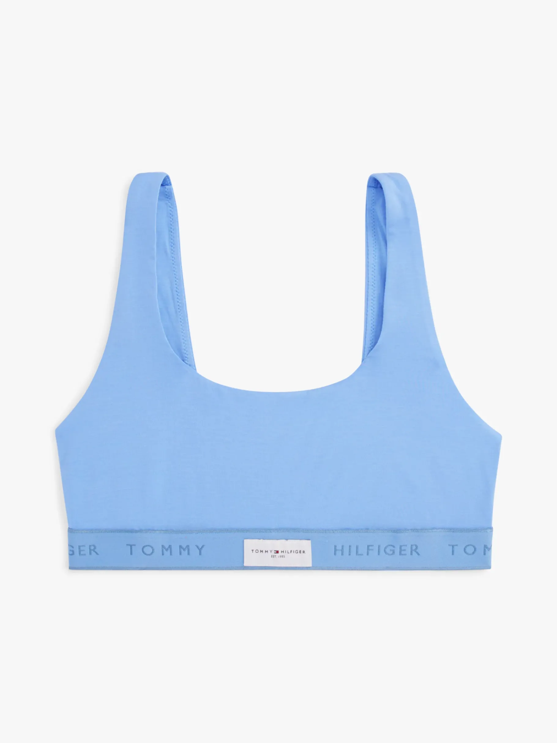Tommy Hilfiger TH Established Bralette mit vorgeformten Cups LIGHT IRIS BLUE Discount