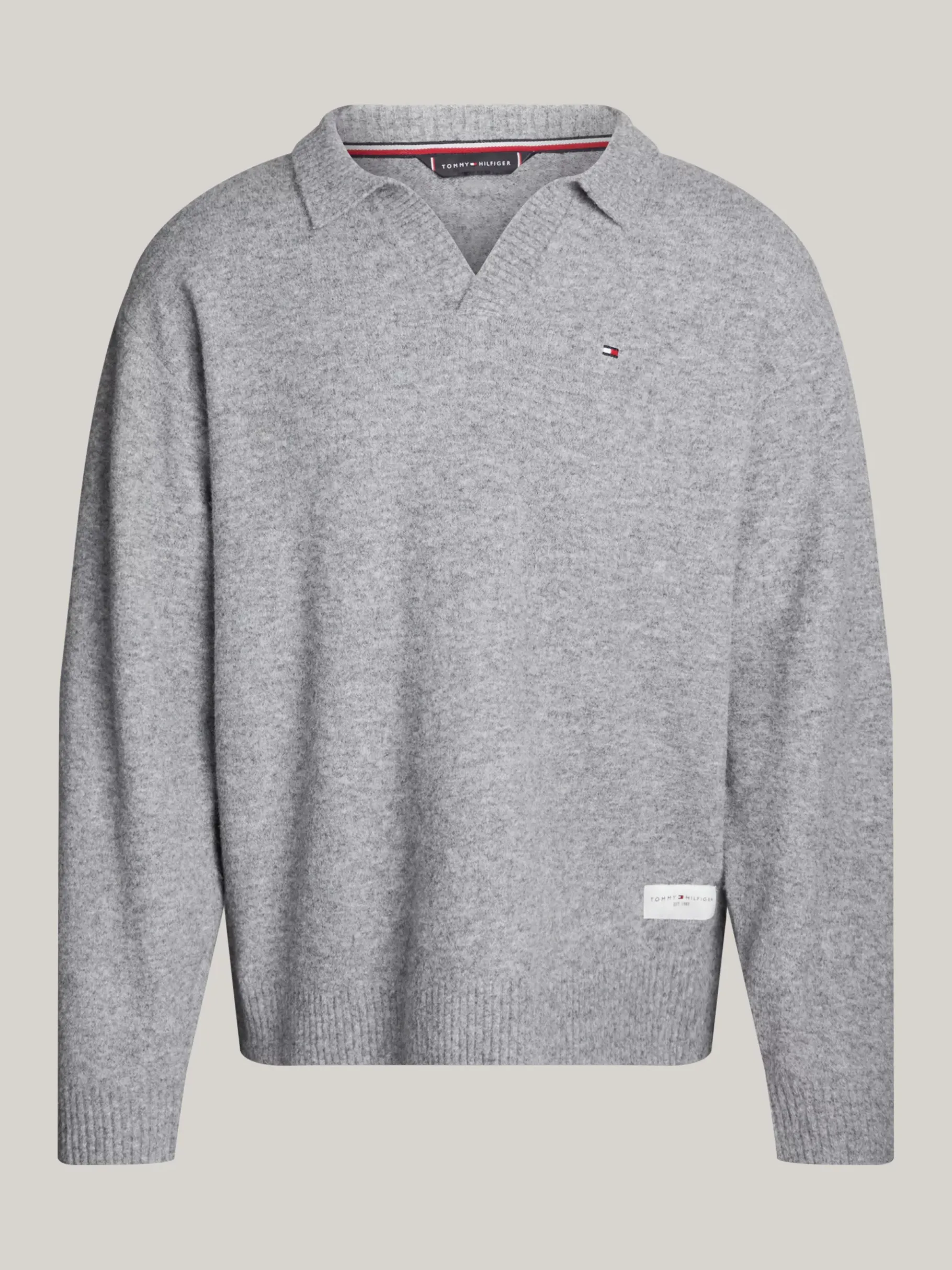 Tommy Hilfiger TH Established Lounge-Pullover mit Wolle MID GREY HT Shop