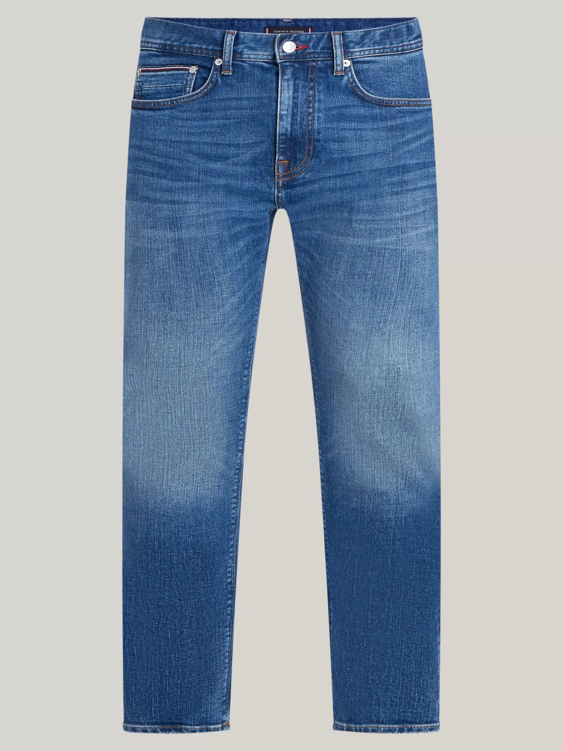 Tommy Hilfiger TH Flex Bleecker Slim Jeans mit Fade-Effekt CROSS BLUE Sale