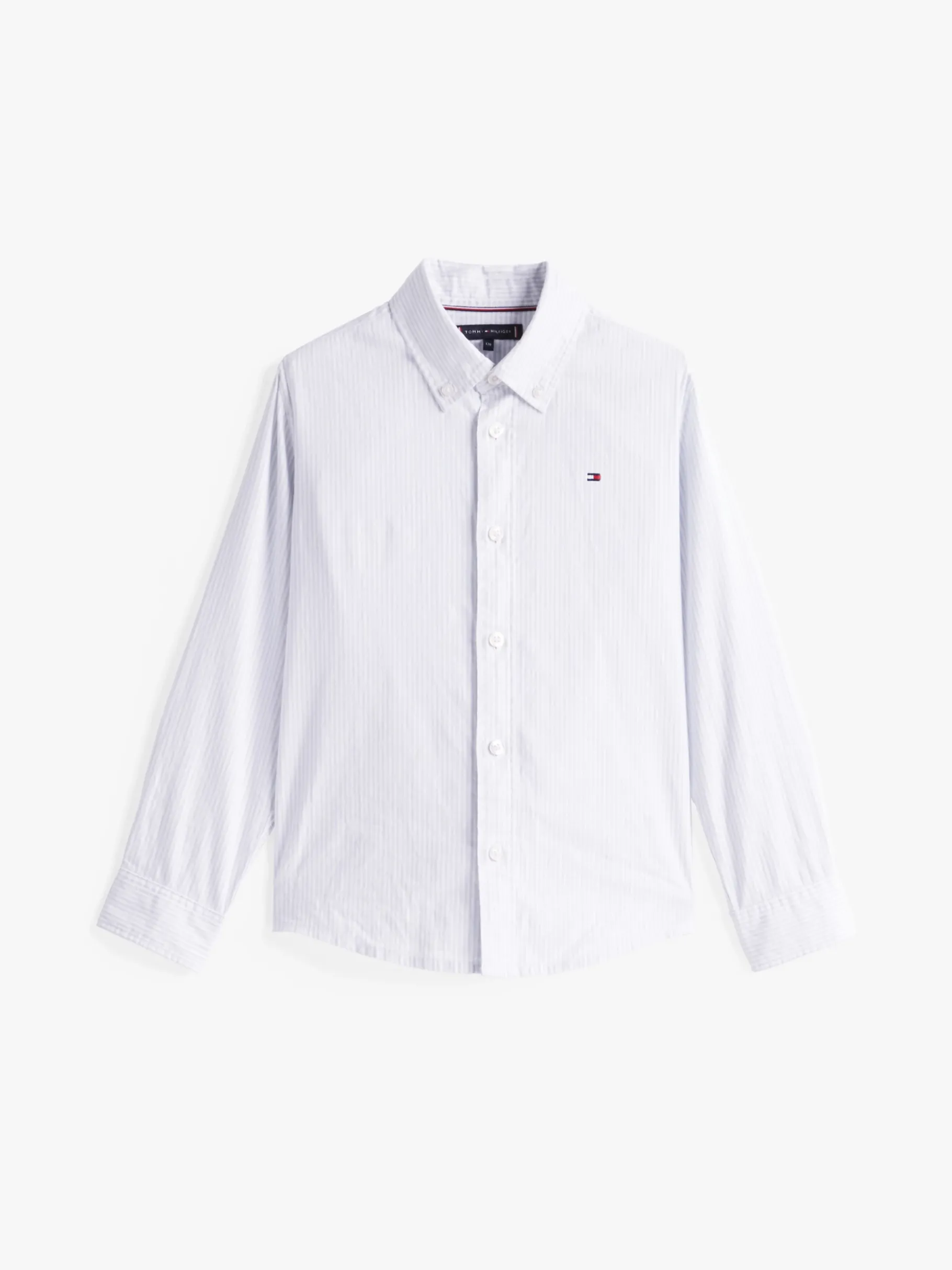 Tommy Hilfiger TH Flex Hemd mit Ithaka-Streifen BREEZY BLUE / STRIPE Clearance