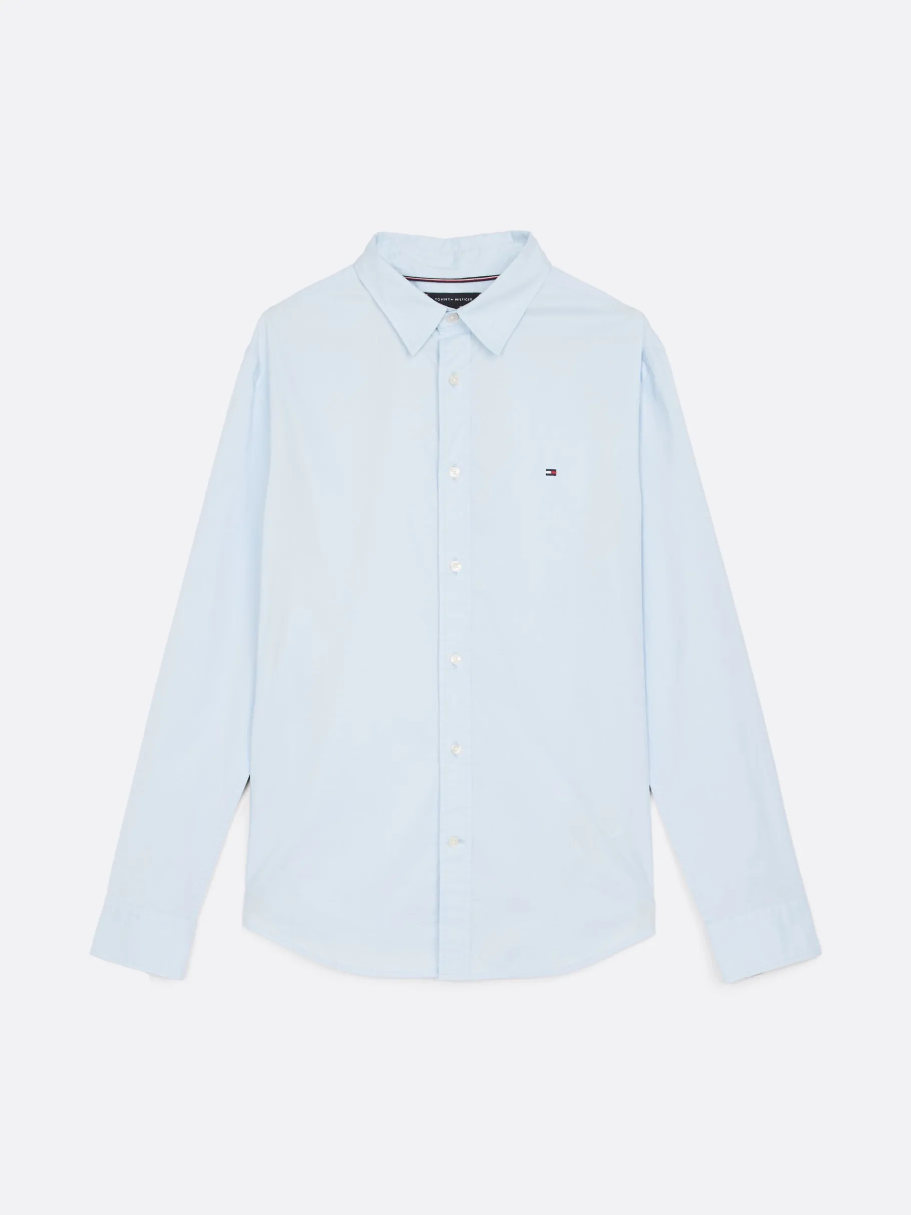 Tommy Hilfiger TH Flex Slim Fit Popeline-Hemd SWEET BLUE Discount