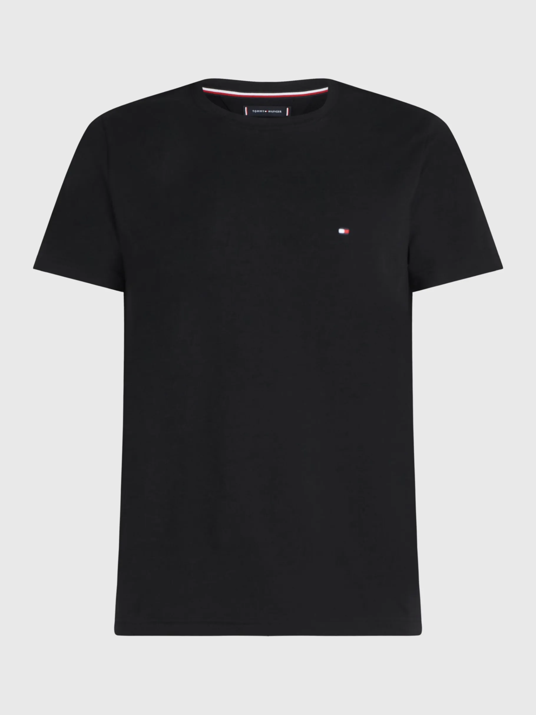 Tommy Hilfiger TH Flex Slim Fit T-Shirt BLACK Clearance
