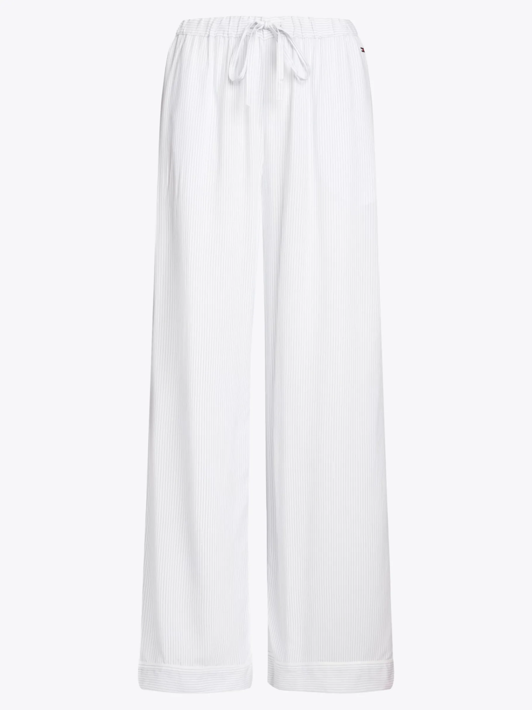 Tommy Hilfiger TH Logo Lace Pyjama-Hose mit Print MONOTYPE ITHACA BREEZY BLUE Hot