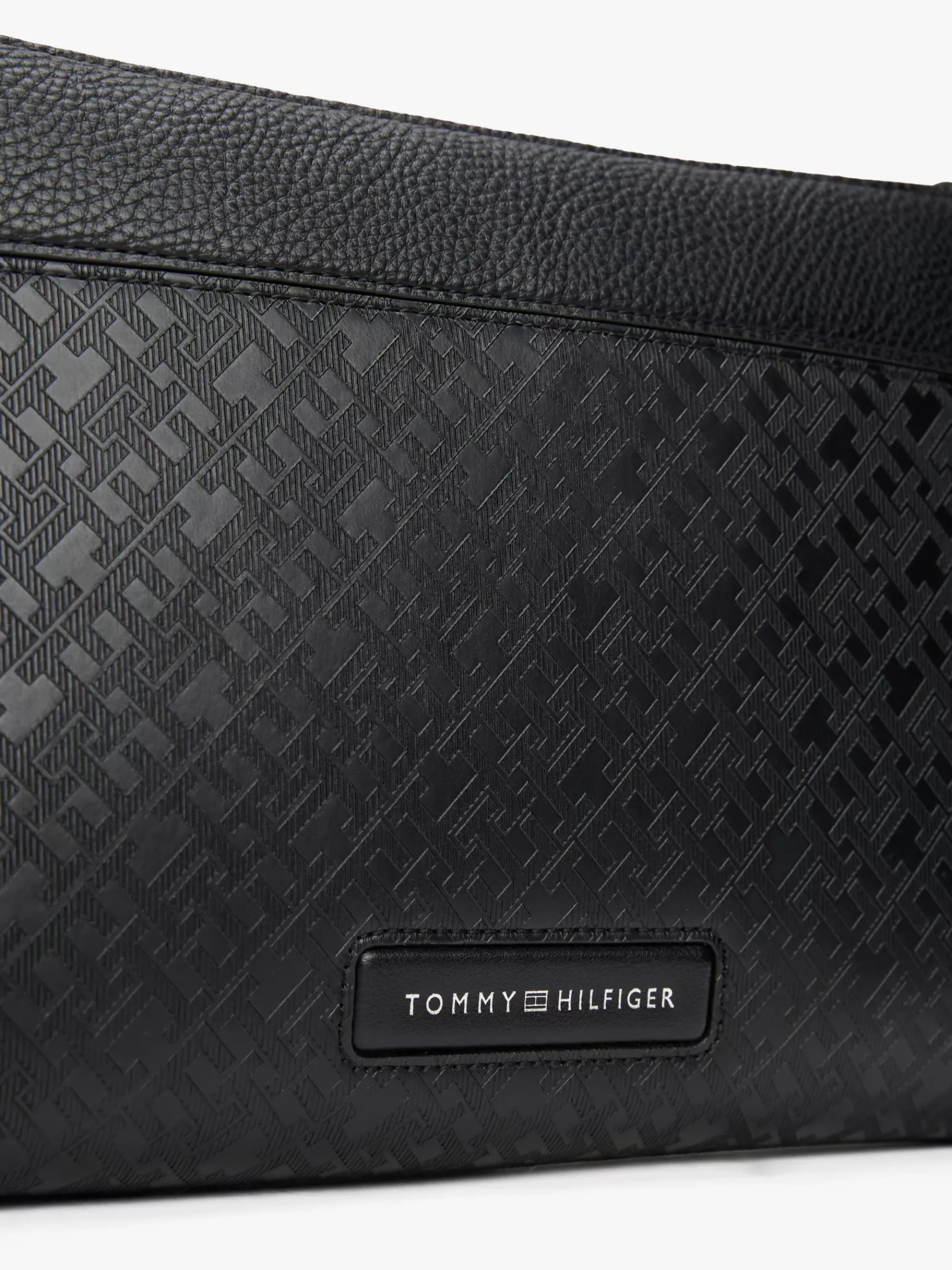 Tommy Hilfiger TH Monogram Etuitasche BLACK Cheap