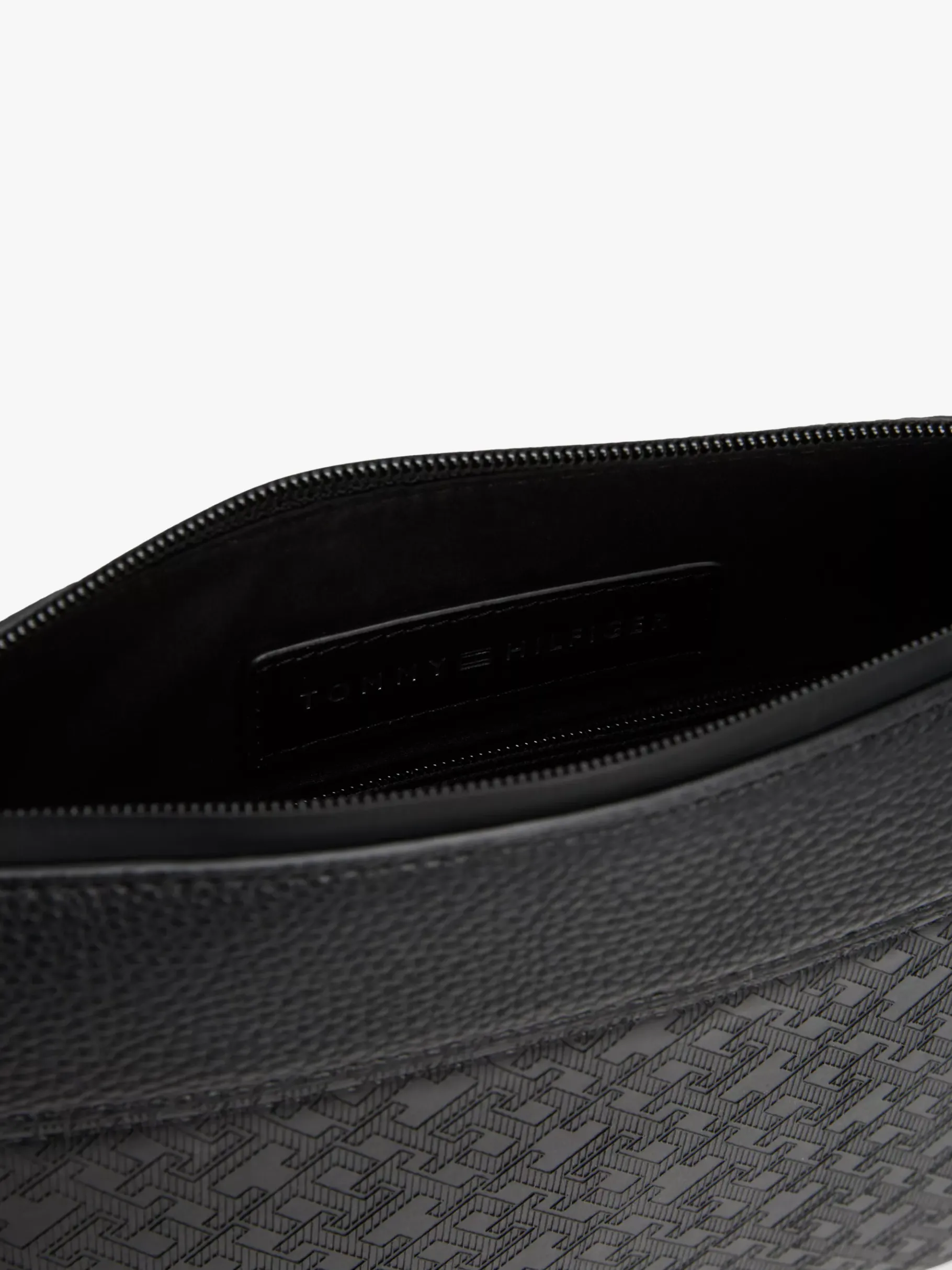 Tommy Hilfiger TH Monogram Etuitasche BLACK Cheap