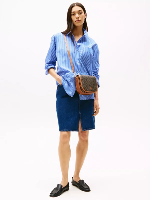 Tommy Hilfiger TH Monoplay Crossbody-Satteltasche BLACK Outlet