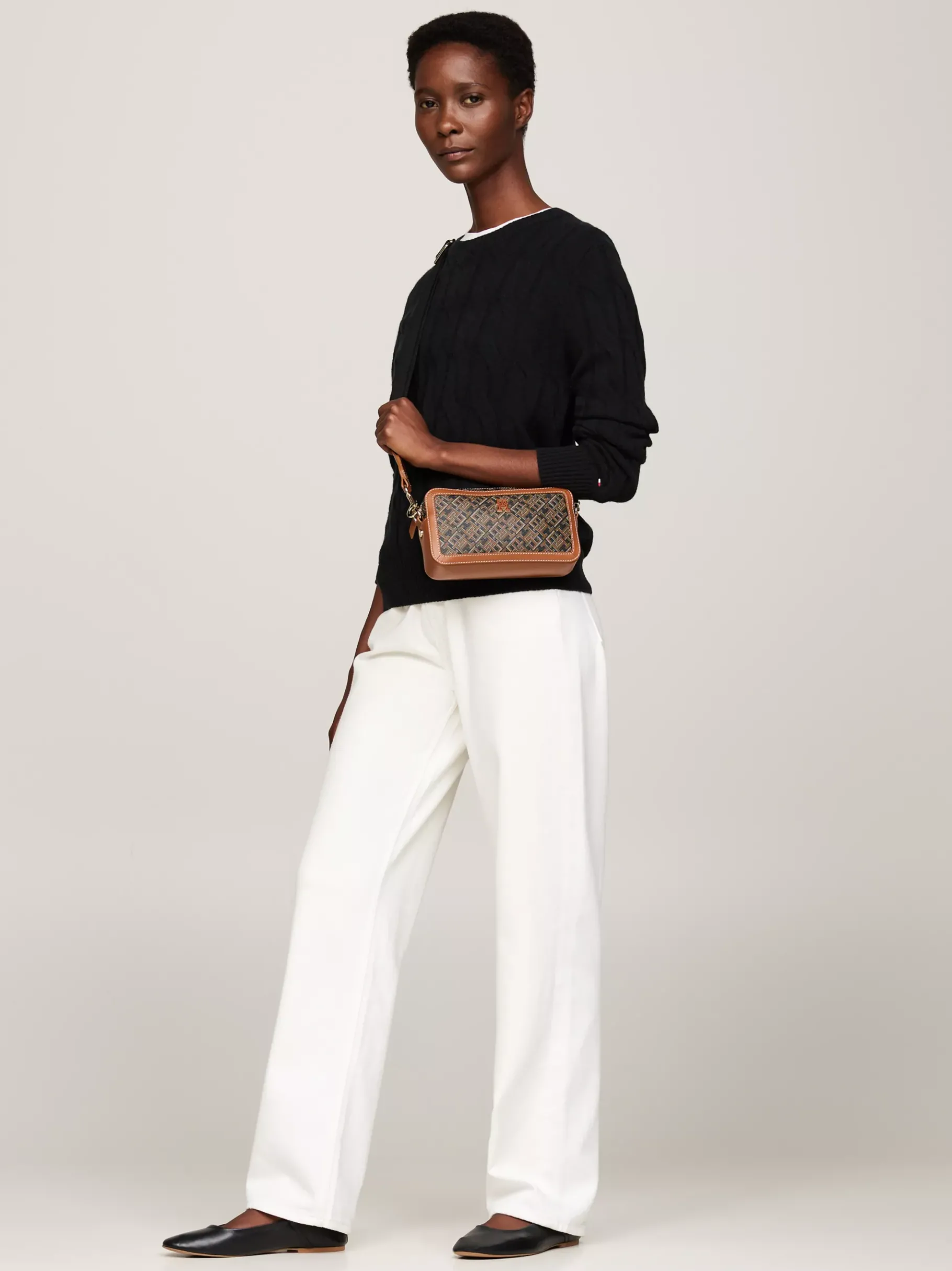 Tommy Hilfiger TH Monoplay Kameratasche BLACK / TAN MIX Fashion