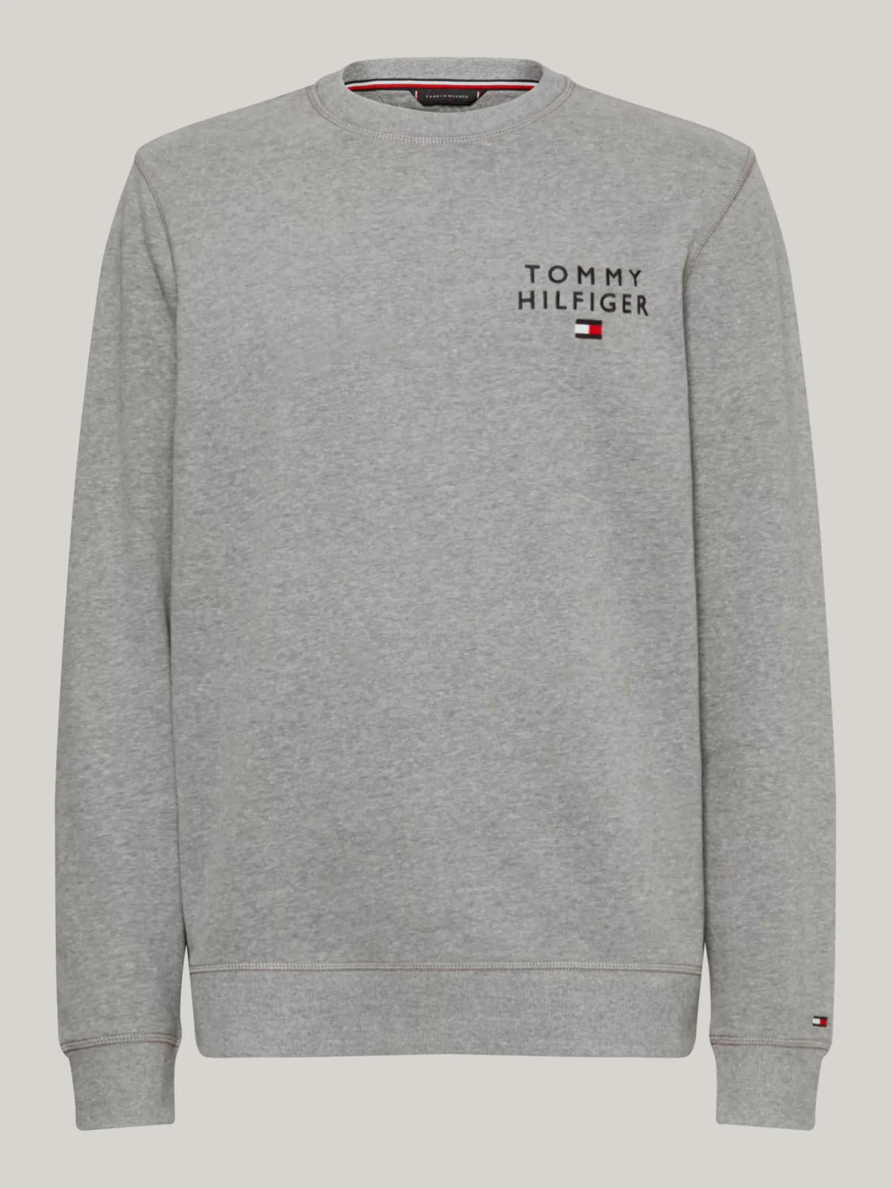 Tommy Hilfiger TH Original Lounge-Trainingspullover mit Logo MEDIUM GREY HEATHER Shop