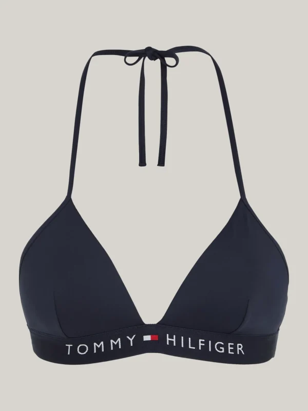 Tommy Hilfiger TH Original Neckholder-Bikinioberteil DESERT SKY Flash Sale