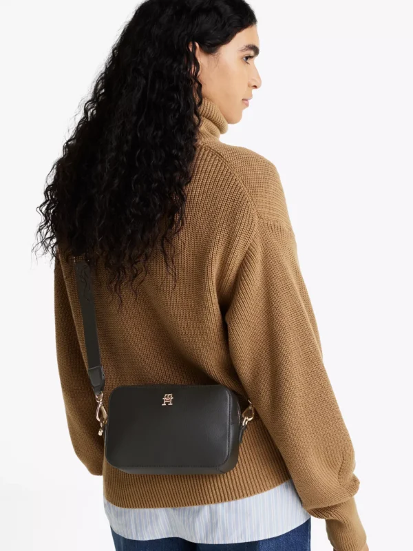 Tommy Hilfiger TH Soft Kameratasche mit Emblem BLACK Flash Sale