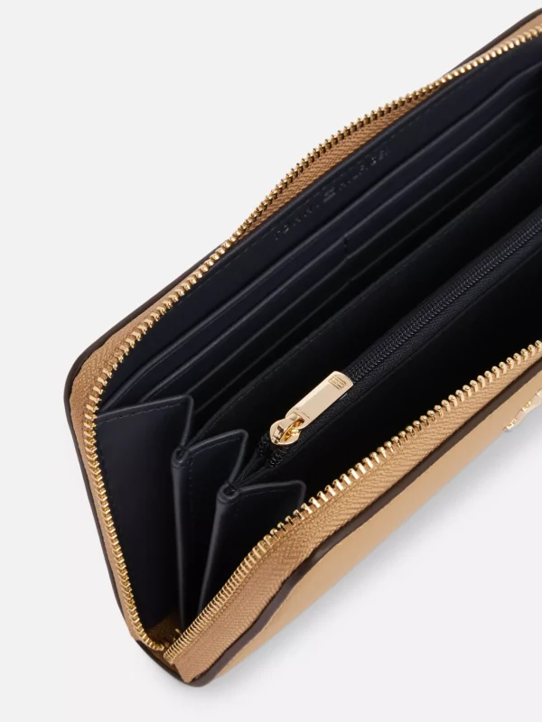 Tommy Hilfiger TH Soft Reißverschluss-Brieftasche SAFARI CANVAS Sale