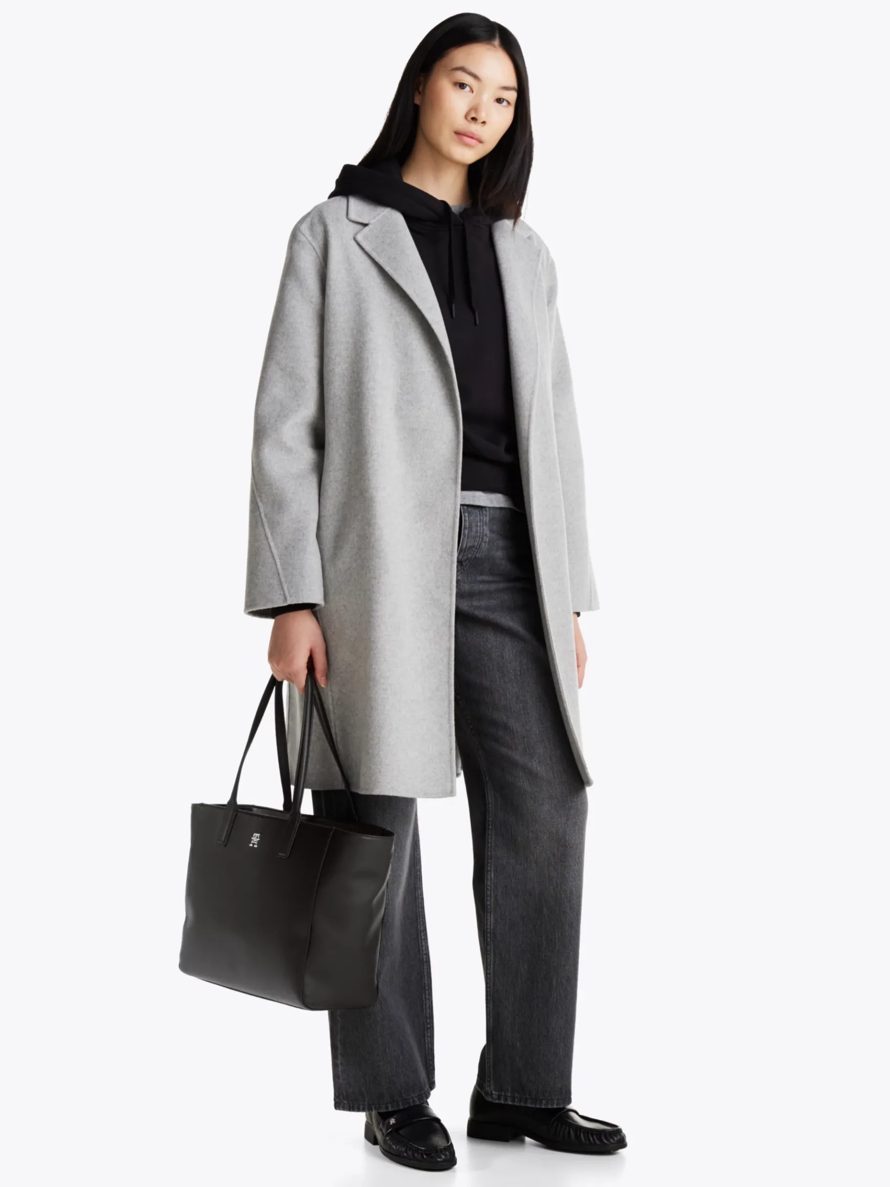 Tommy Hilfiger TH Soft Tote-Bag mit Emblem BLACK Outlet