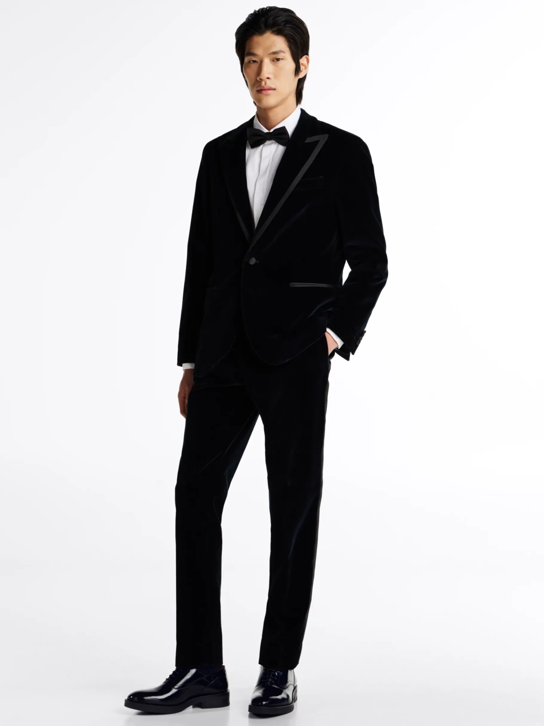 Tommy Hilfiger TH x Festive Derby-Schuh aus Lackleder BLACK Online