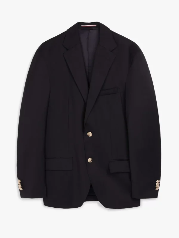 Tommy Hilfiger TH x Festive einreihiges Sakko aus reiner Wolle DESERT SKY Sale