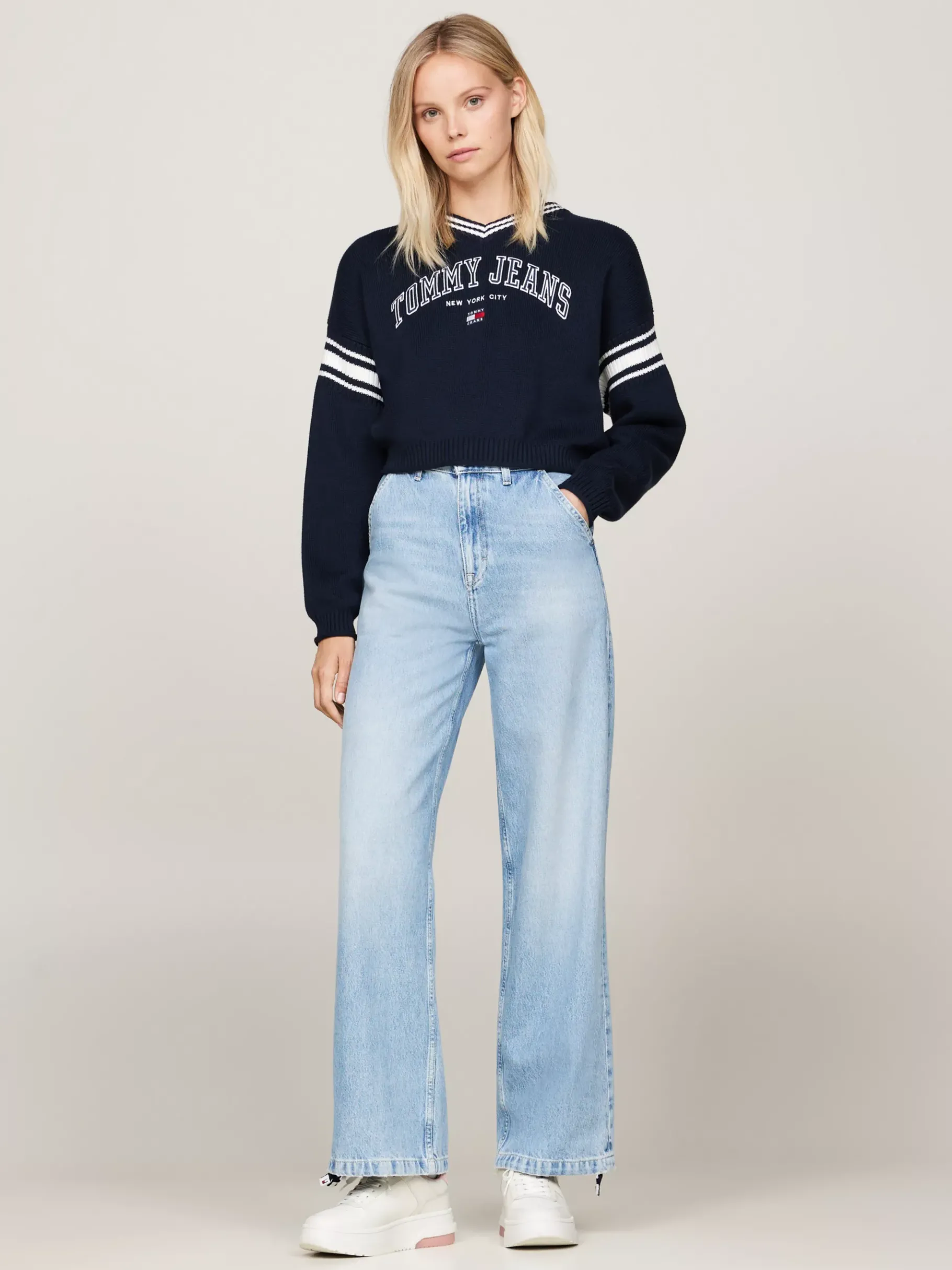 Tommy Hilfiger The Brooklyn Flatform-Sneaker aus Leder MISTY PINK Discount