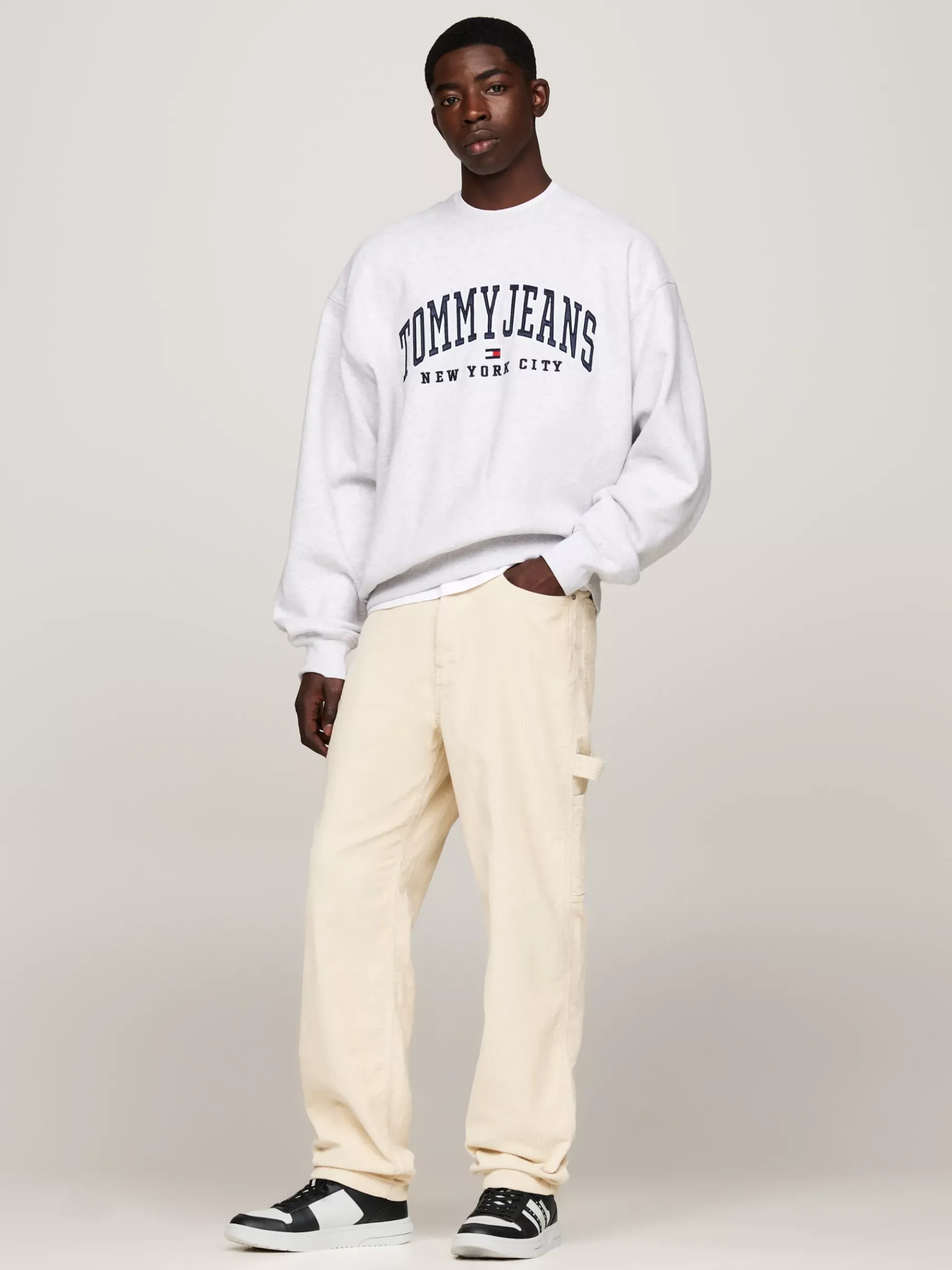 Tommy Hilfiger The Brooklyn Mid-Top Ledersneaker BLACK Sale