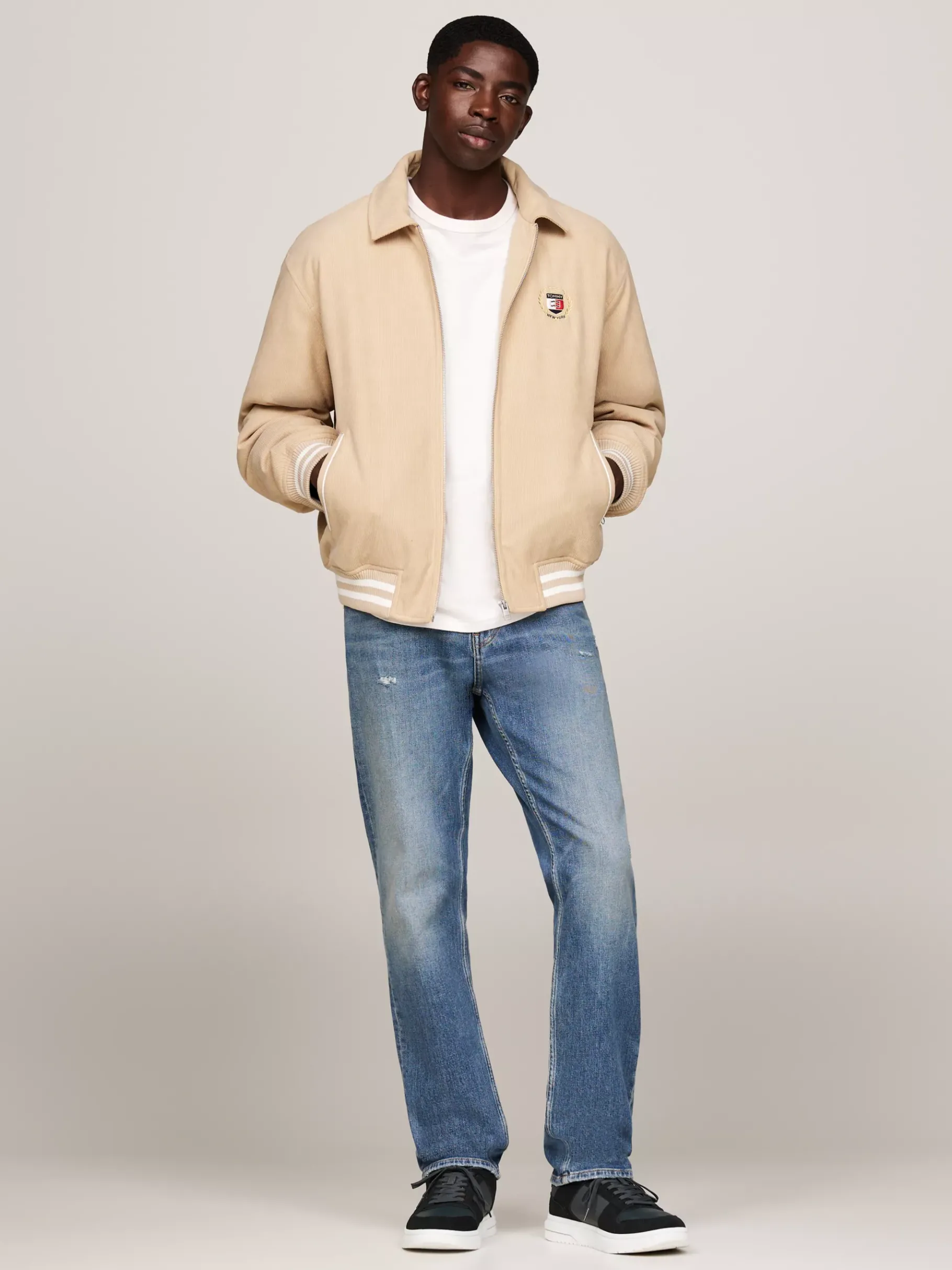 Tommy Hilfiger The Brooklyn Strukturmix-Sneaker aus Wildleder BLACK Fashion