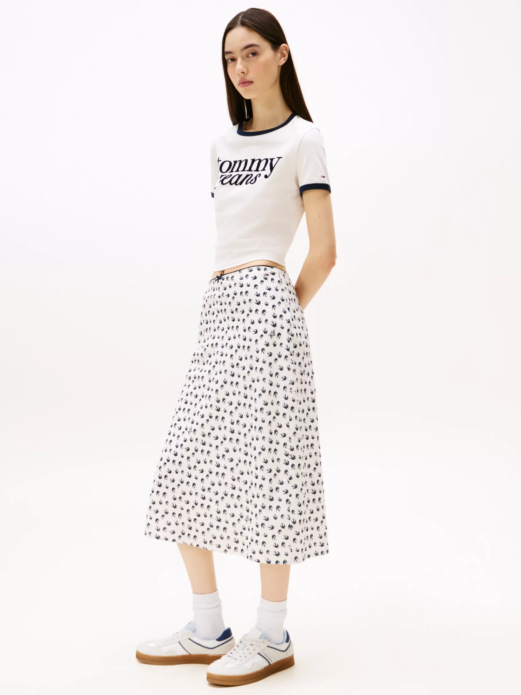 Tommy Hilfiger The Greenwich Ledersneaker STRATUS GREY Fashion