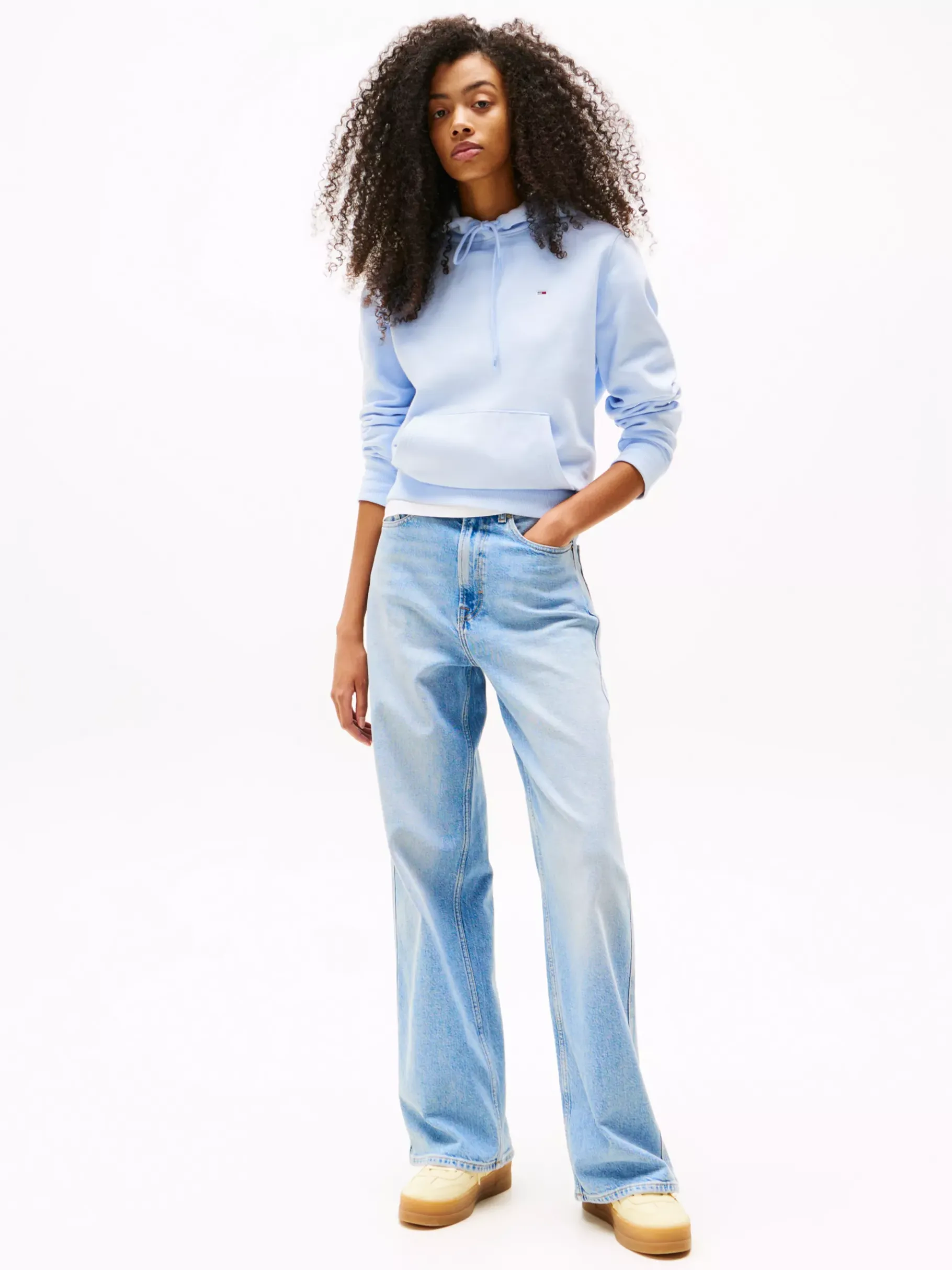 Tommy Hilfiger The Greenwich Platform-Sneaker aus Wildleder FROZEN CUSTARD Hot