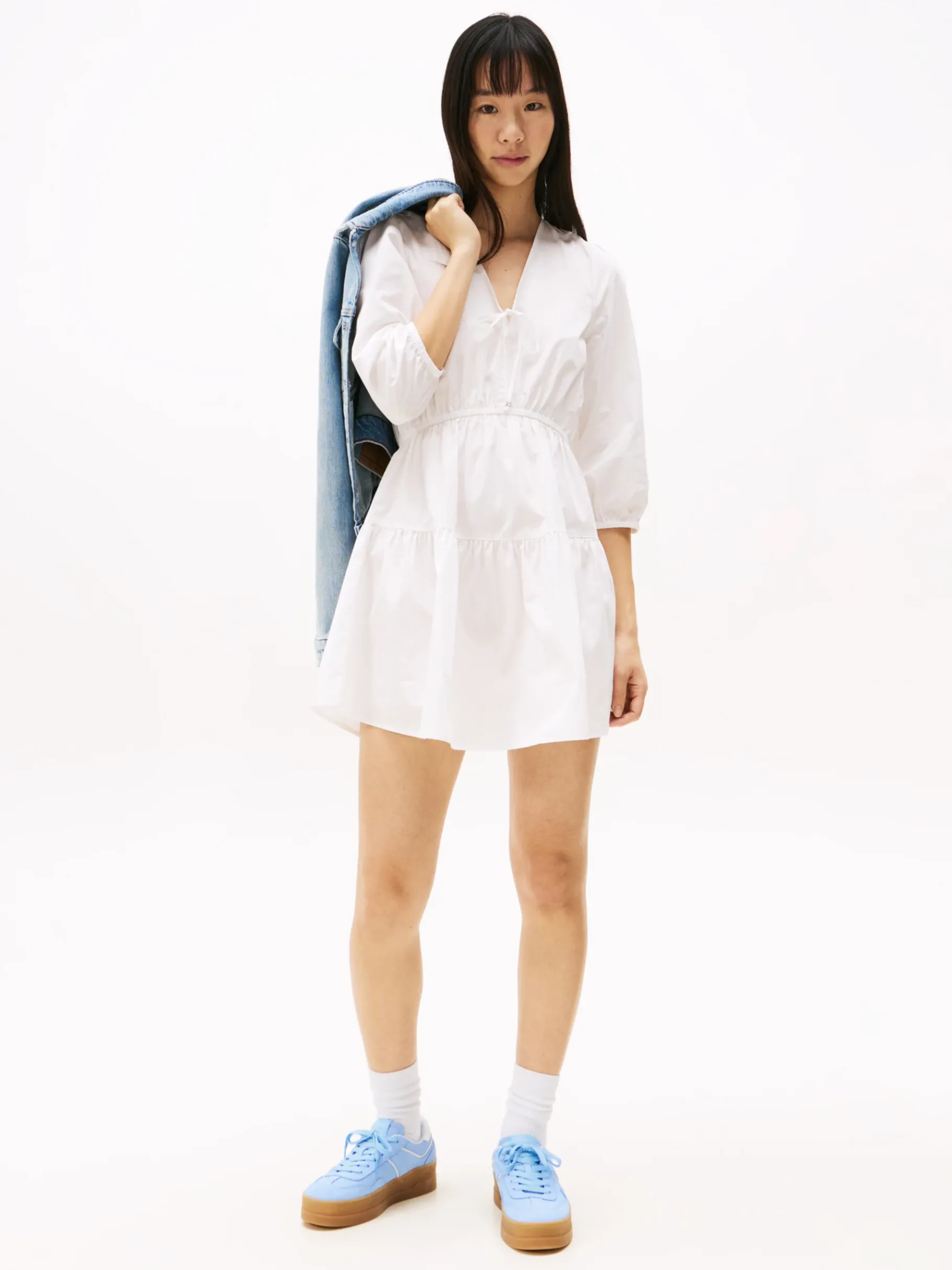 Tommy Hilfiger The Greenwich Platform-Sneaker aus Wildleder SUGARPLUM BLUE Shop