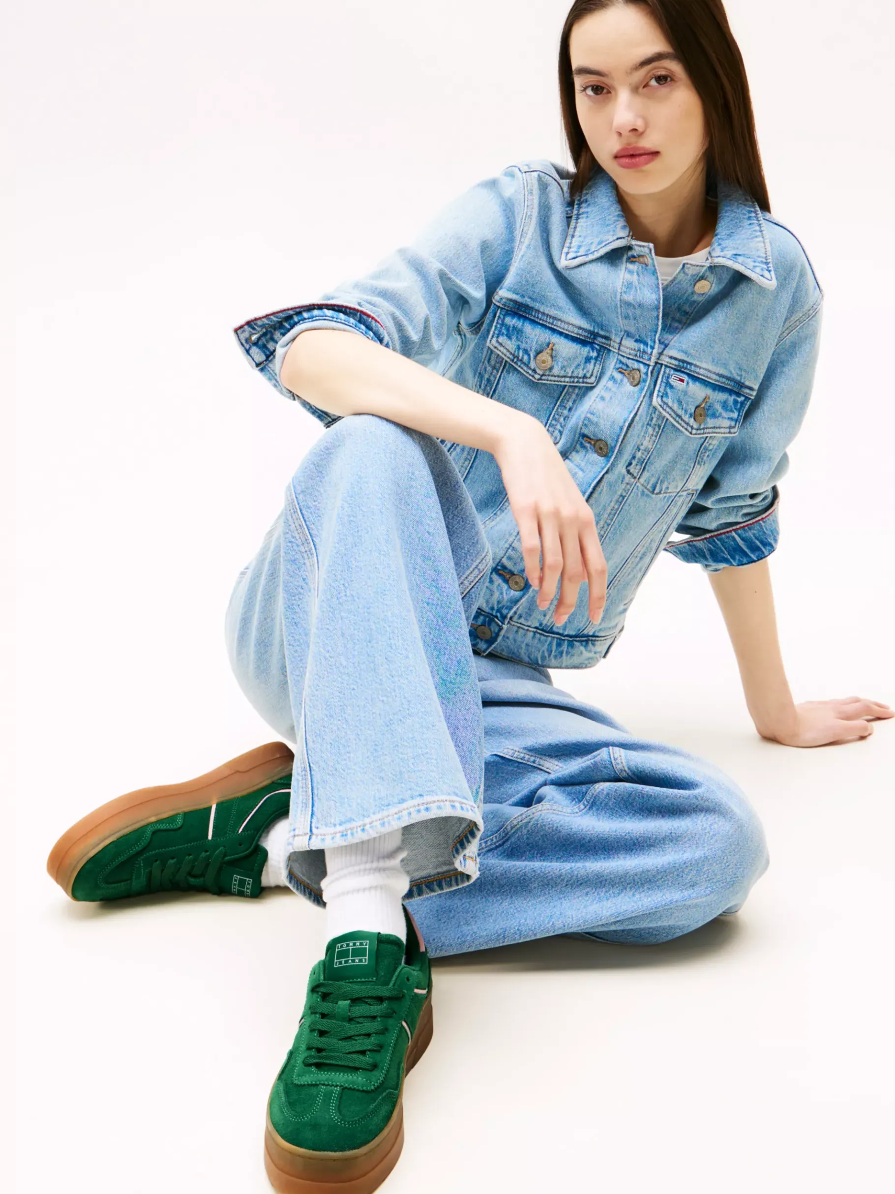 Tommy Hilfiger The Greenwich Platform-Sneaker aus Wildleder TERRAIN Cheap