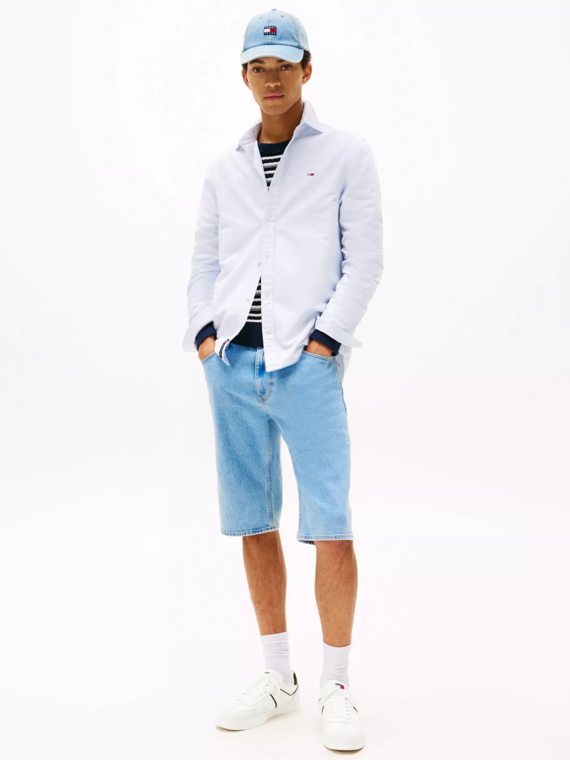 Tommy Hilfiger The Greenwich Sneaker mit Wildleder-Details ECRU New