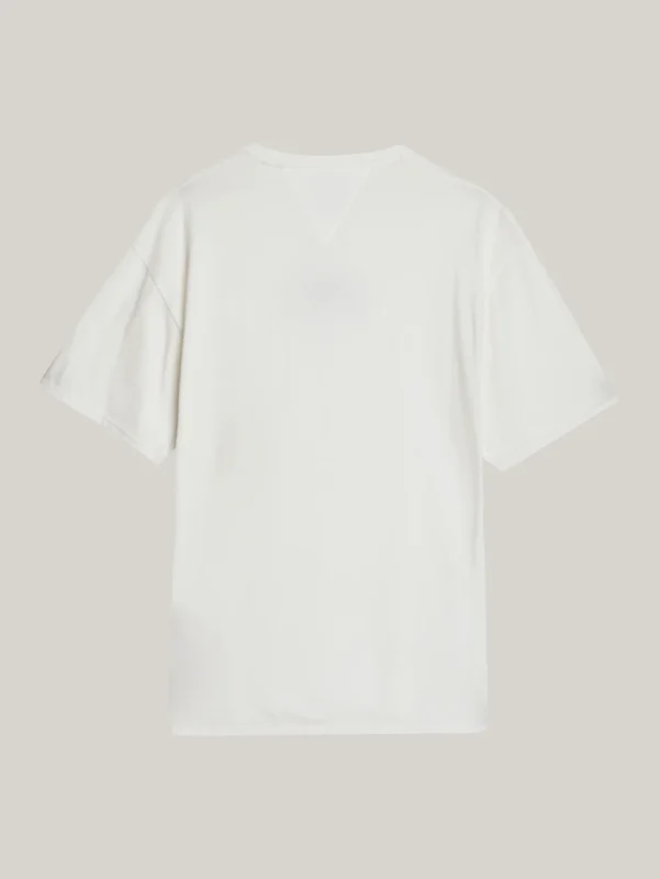 Tommy Hilfiger TJ x Game Day Relaxed Fit T-Shirt ECRU Clearance