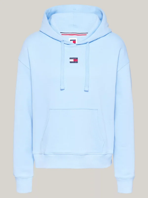 Tommy Hilfiger Tommy Badge Boxy Fit Hoodie VESSEL BLUE Online