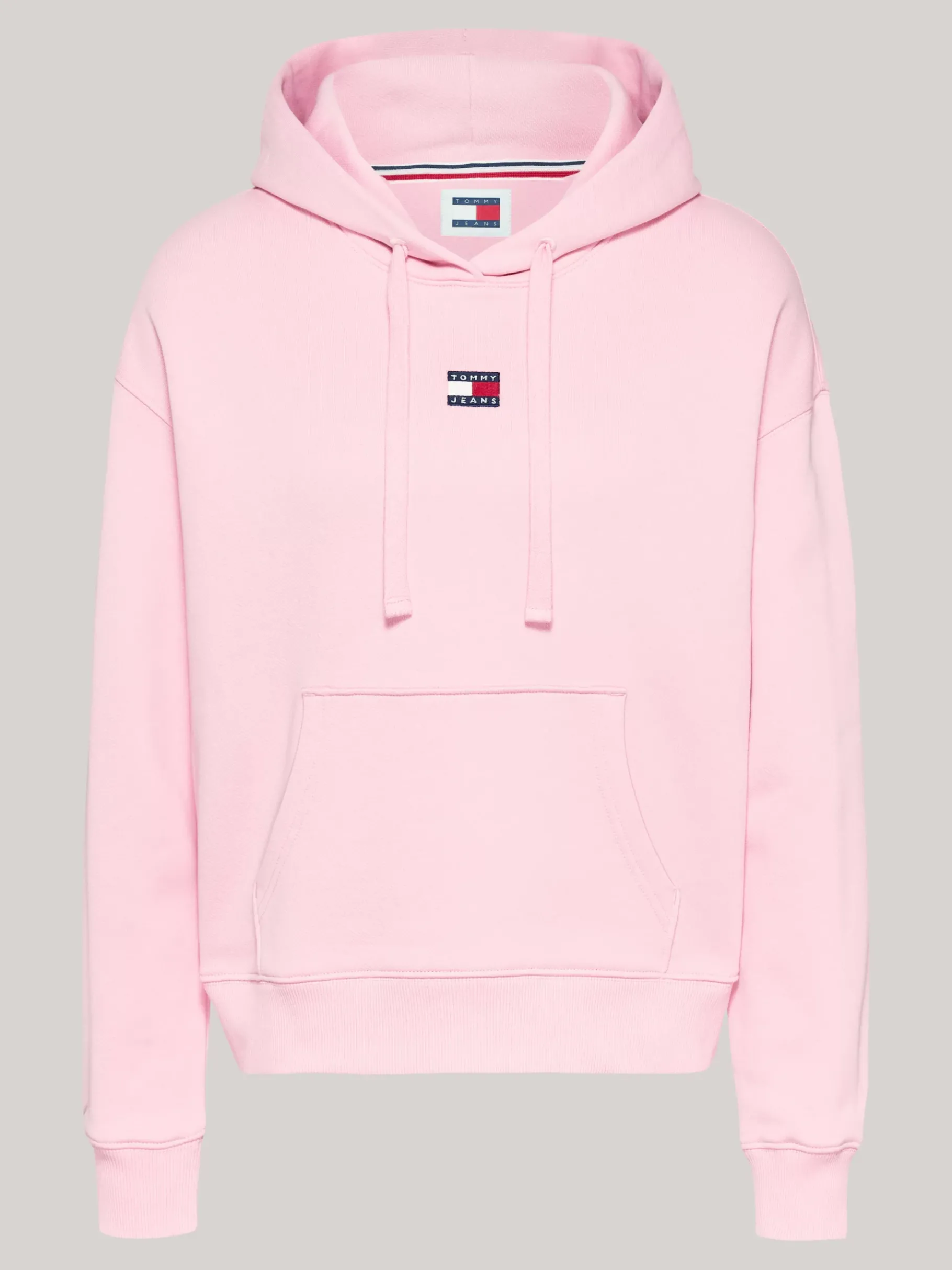 Tommy Hilfiger Tommy Badge Boxy Fit Hoodie BALLET PINK Hot