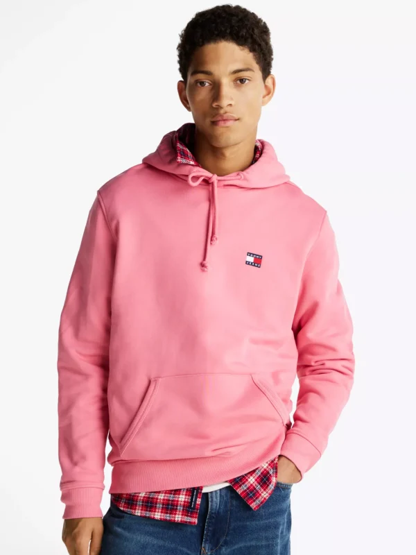 Tommy Hilfiger Tommy Badge Hoodie PREPPY PINK Store