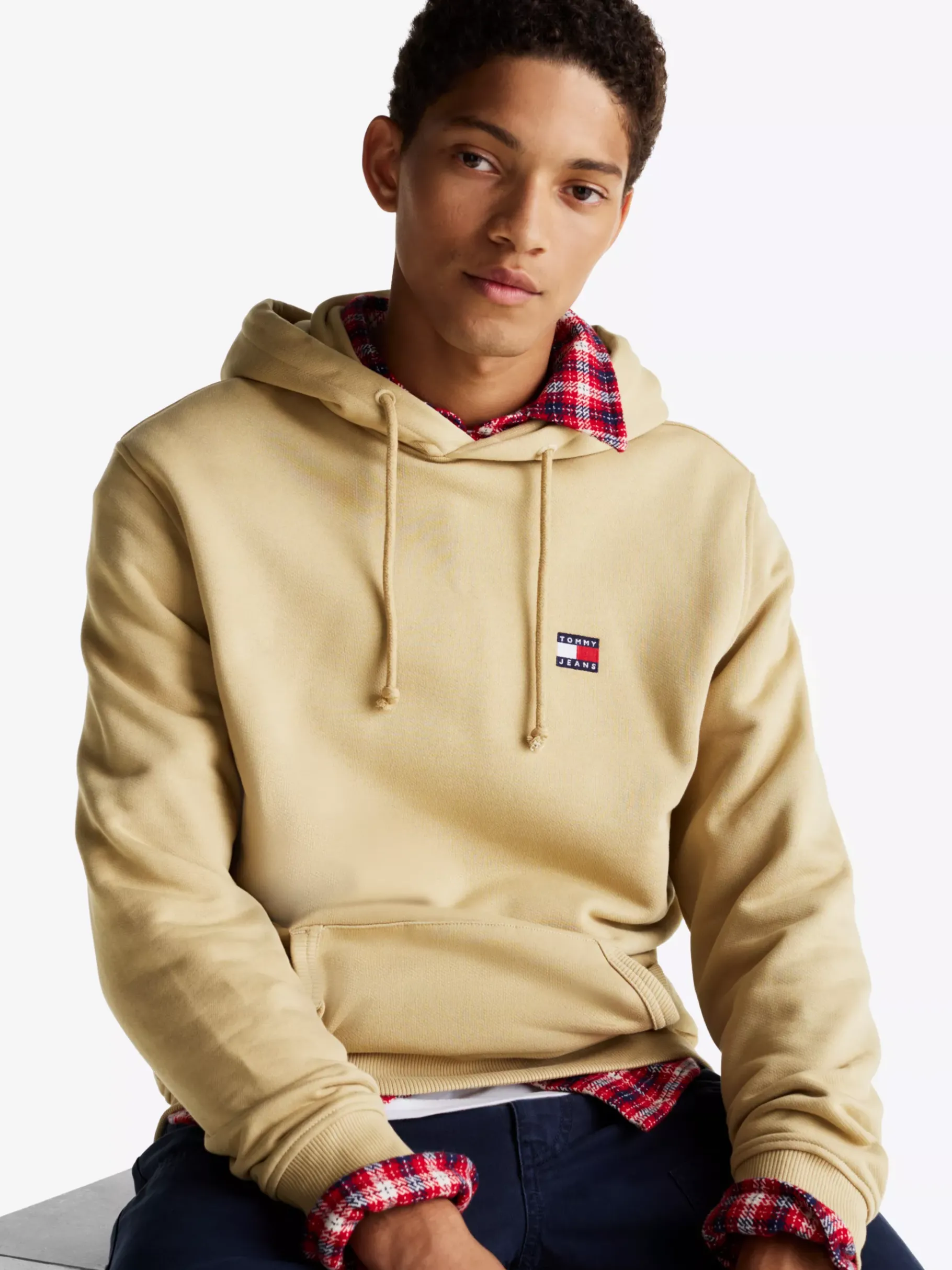 Tommy Hilfiger Tommy Badge Hoodie RELIC TAN Best