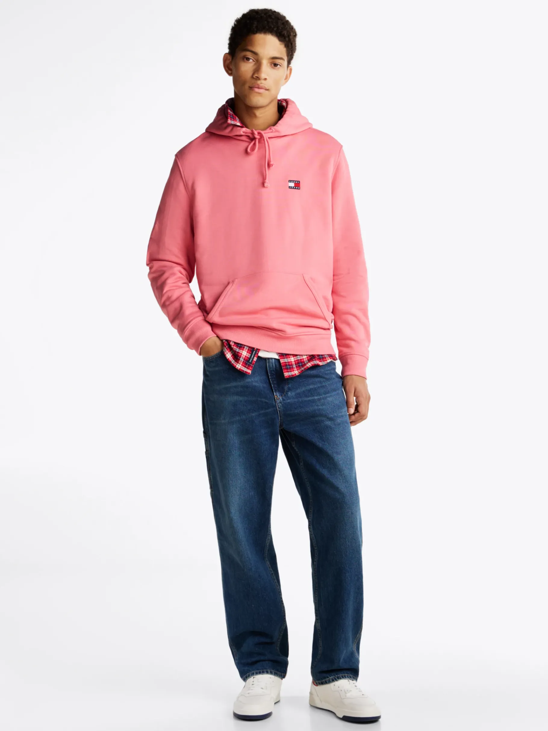 Tommy Hilfiger Tommy Badge Hoodie PREPPY PINK Store
