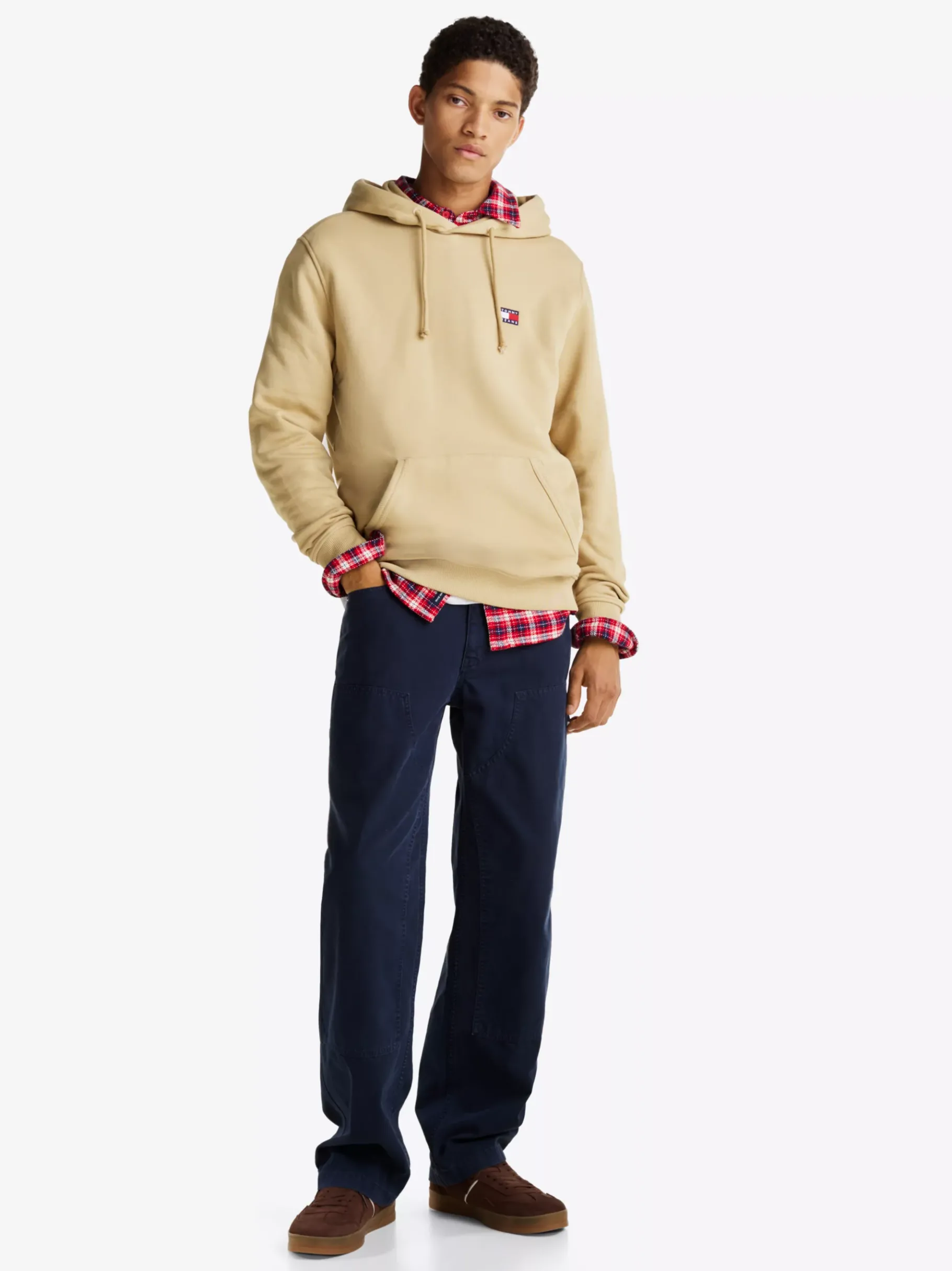 Tommy Hilfiger Tommy Badge Hoodie RELIC TAN Best