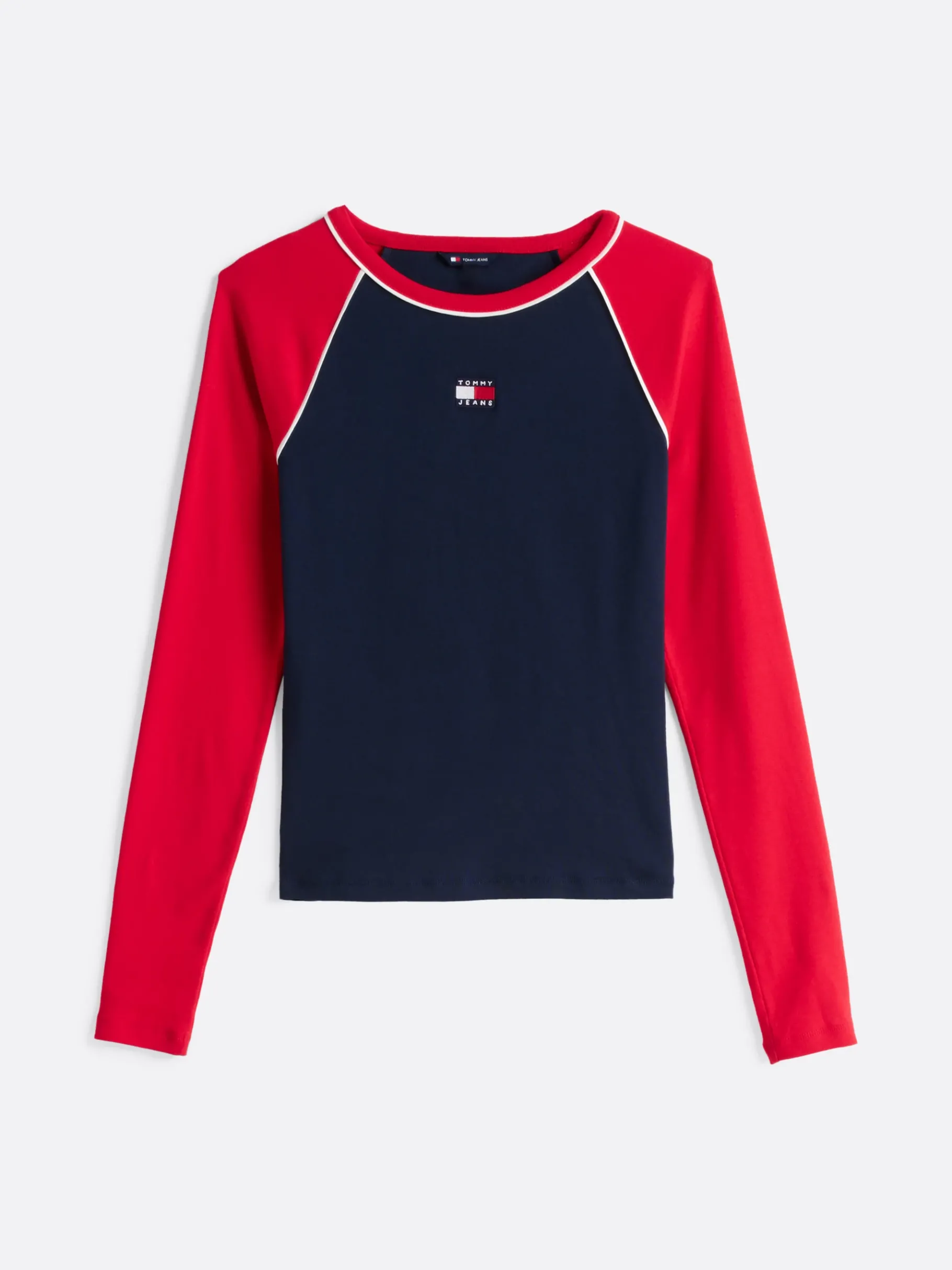 Tommy Hilfiger Tommy Badge Slim Fit Langarmshirt DARK NIGHT NAVY Cheap