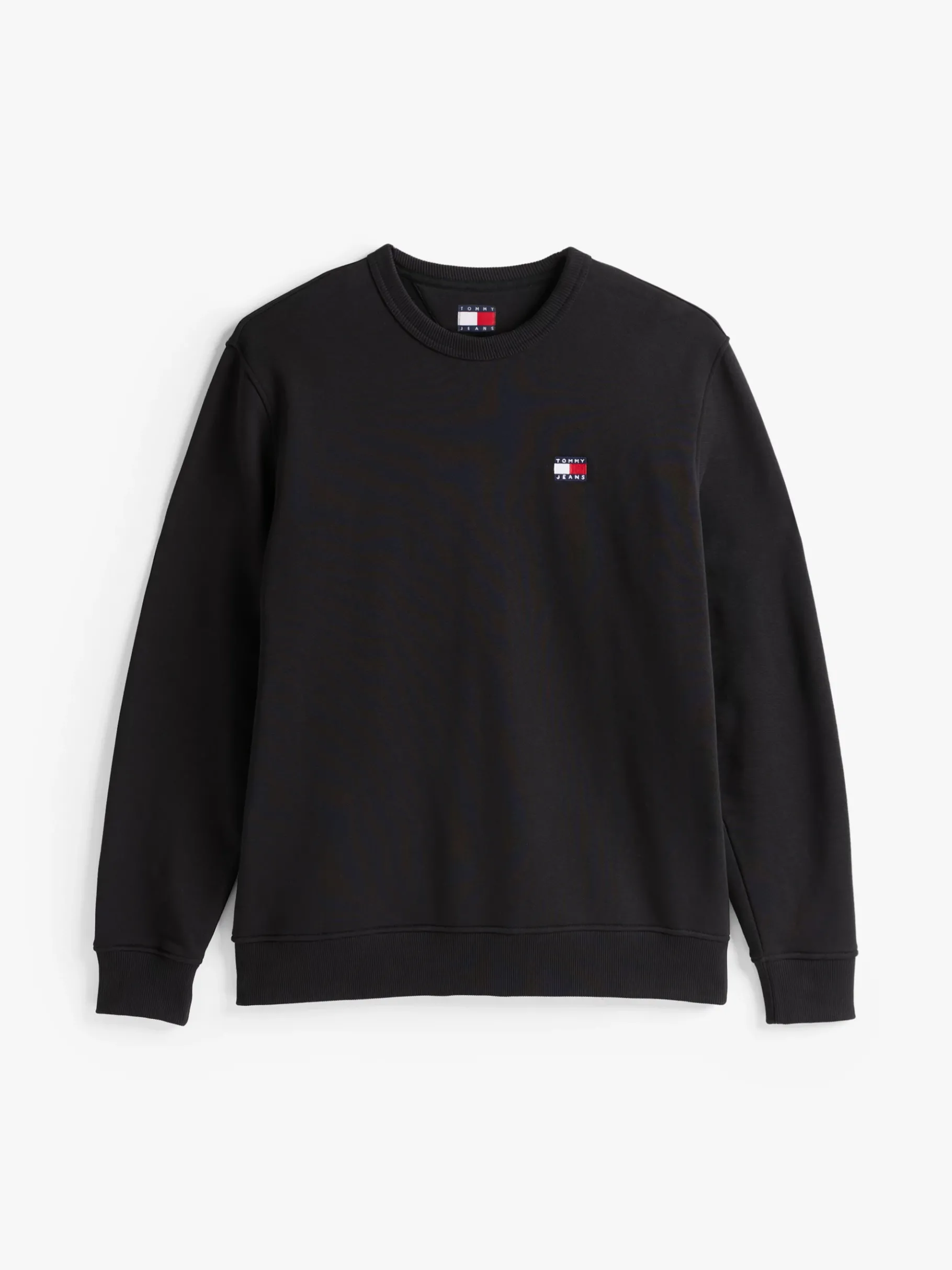 Tommy Hilfiger Tommy Badge Terry-Sweatshirt BLACK Online