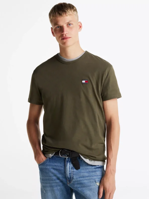 Tommy Hilfiger Tommy Badge T-Shirt FATIGUE GREEN Online