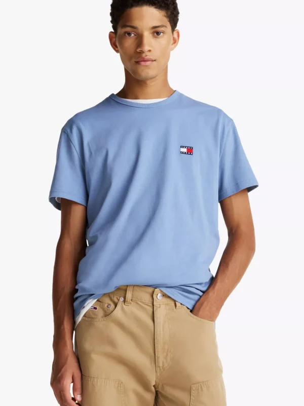 Tommy Hilfiger Tommy Badge T-Shirt COLORADO BLUE Cheap
