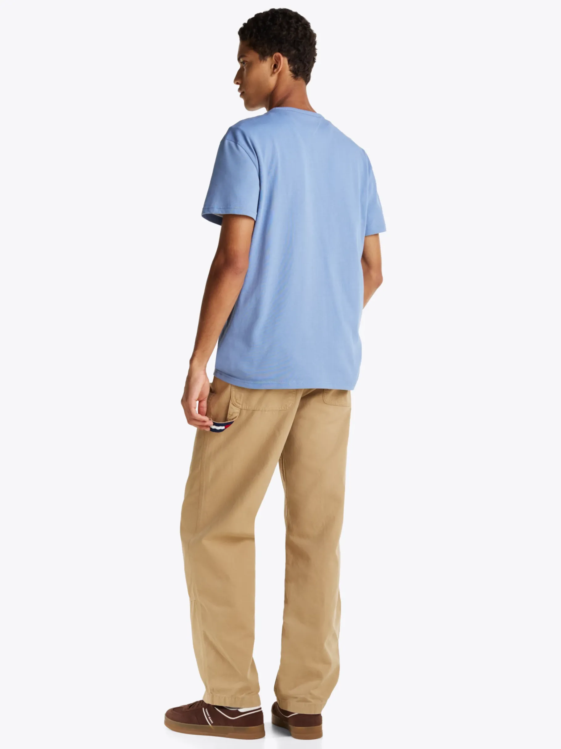 Tommy Hilfiger Tommy Badge T-Shirt COLORADO BLUE Cheap