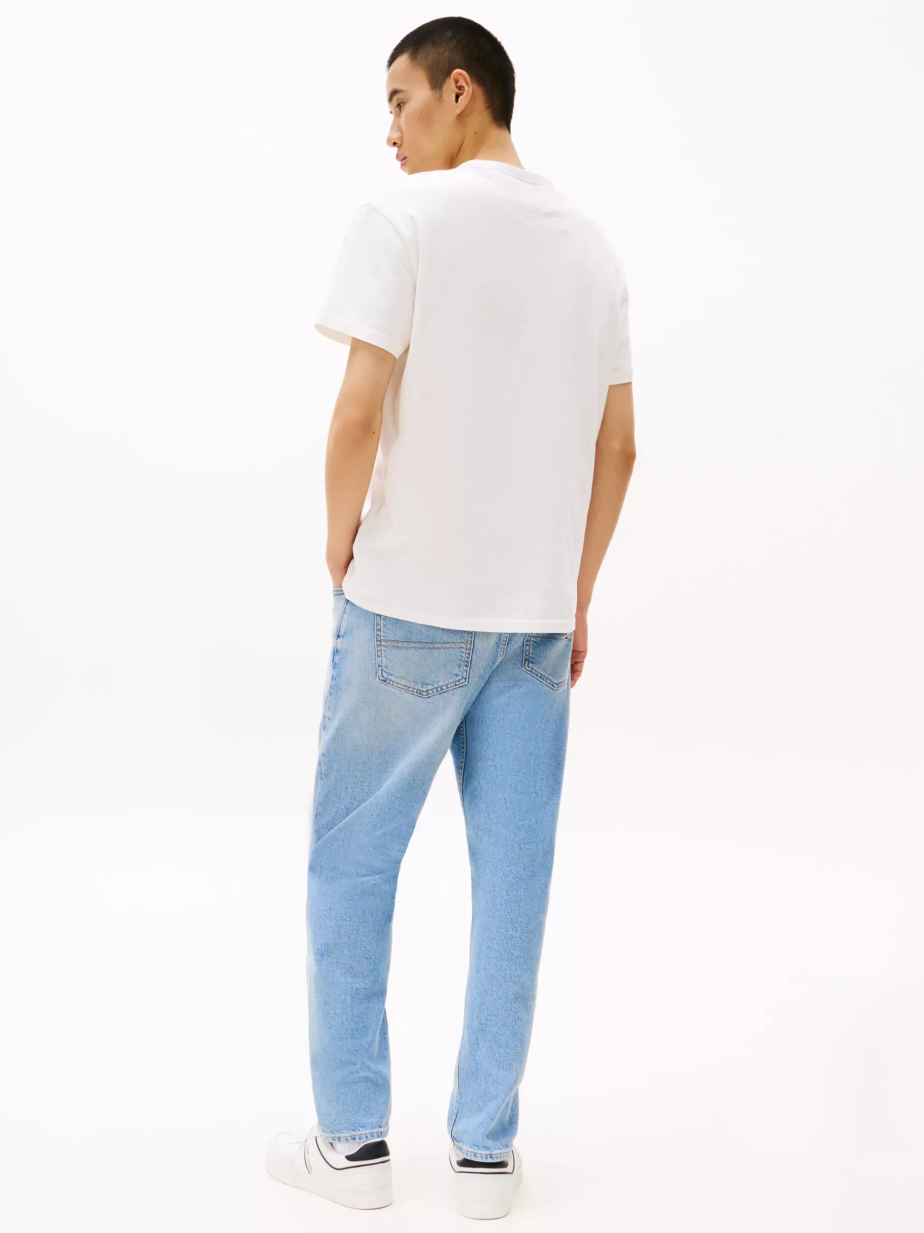 Tommy Hilfiger Tommy Badge T-Shirt ECRU Cheap