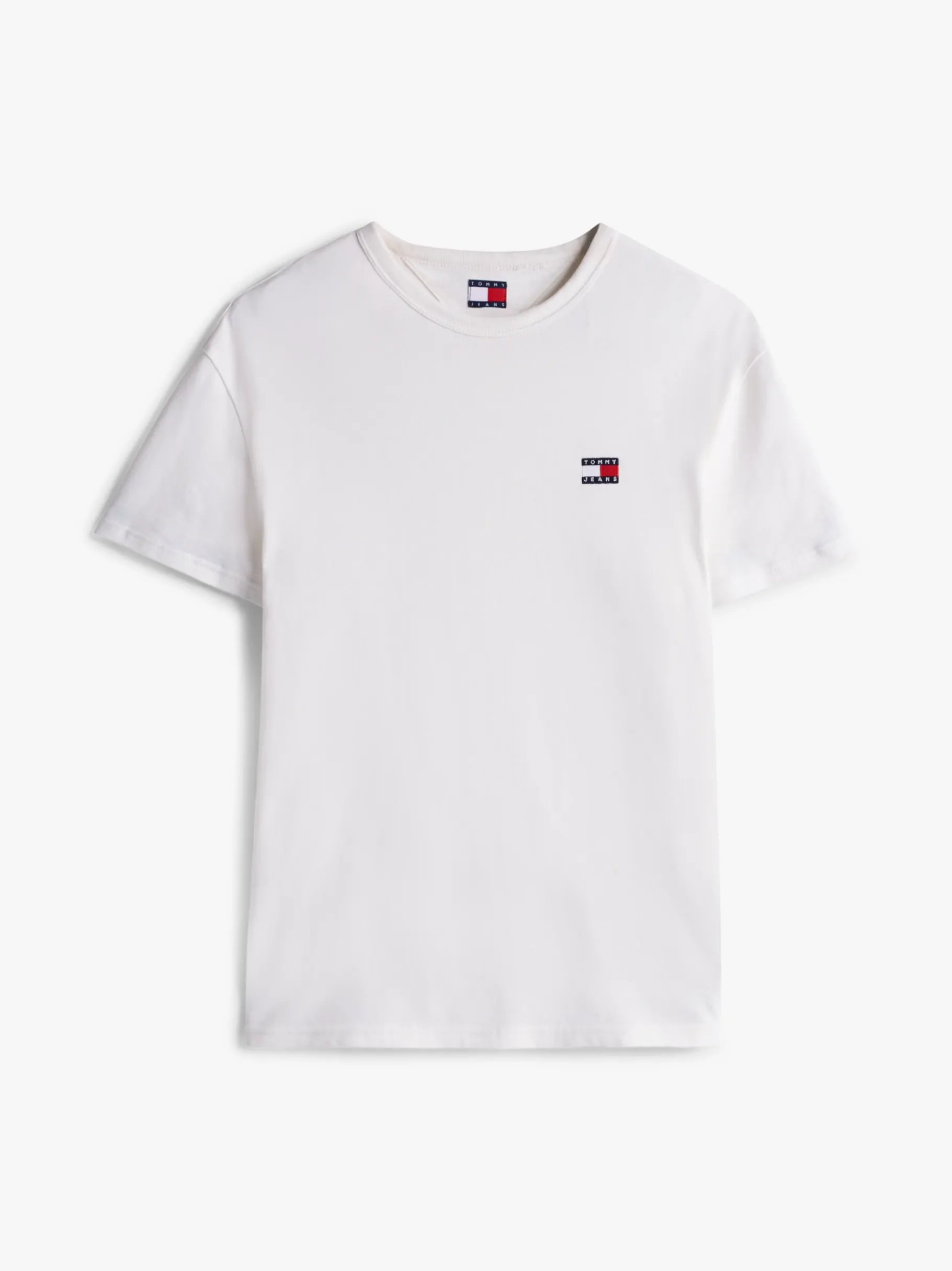Tommy Hilfiger Tommy Badge T-Shirt ECRU Cheap