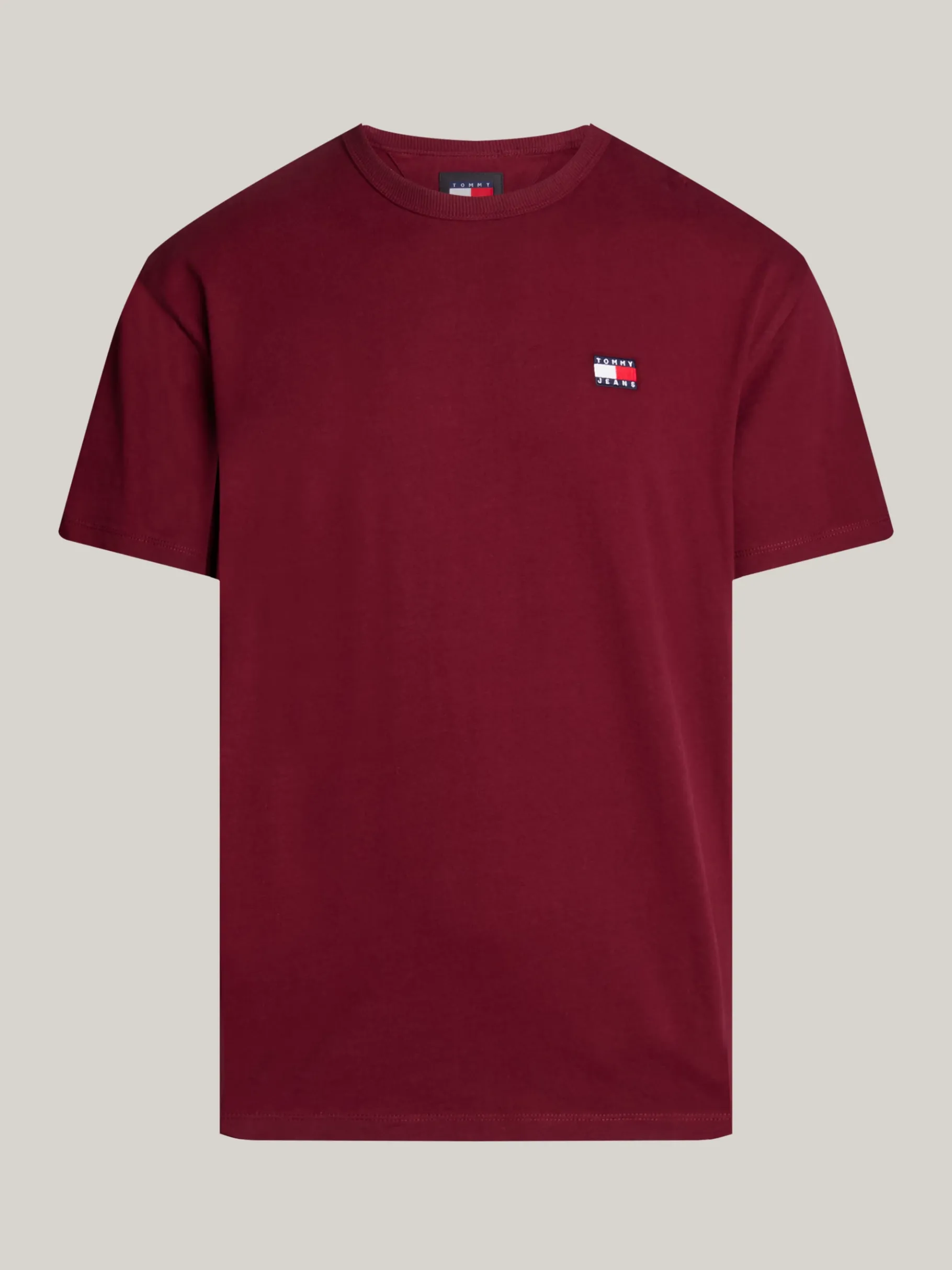 Tommy Hilfiger Tommy Badge T-Shirt mit Rundhalsausschnitt DEEP ROUGE Online