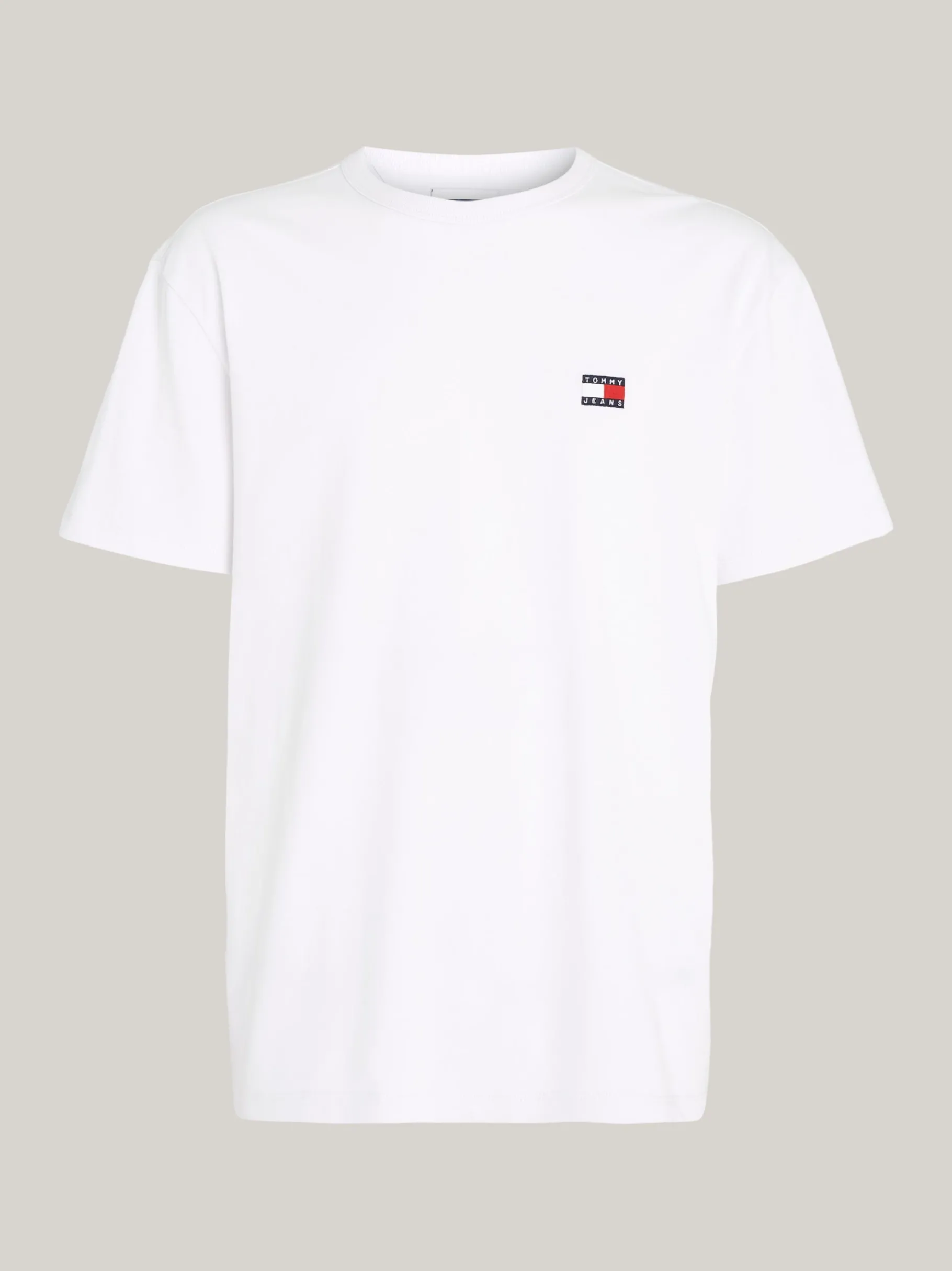 Tommy Hilfiger Tommy Badge T-Shirt mit Rundhalsausschnitt WHITE Best