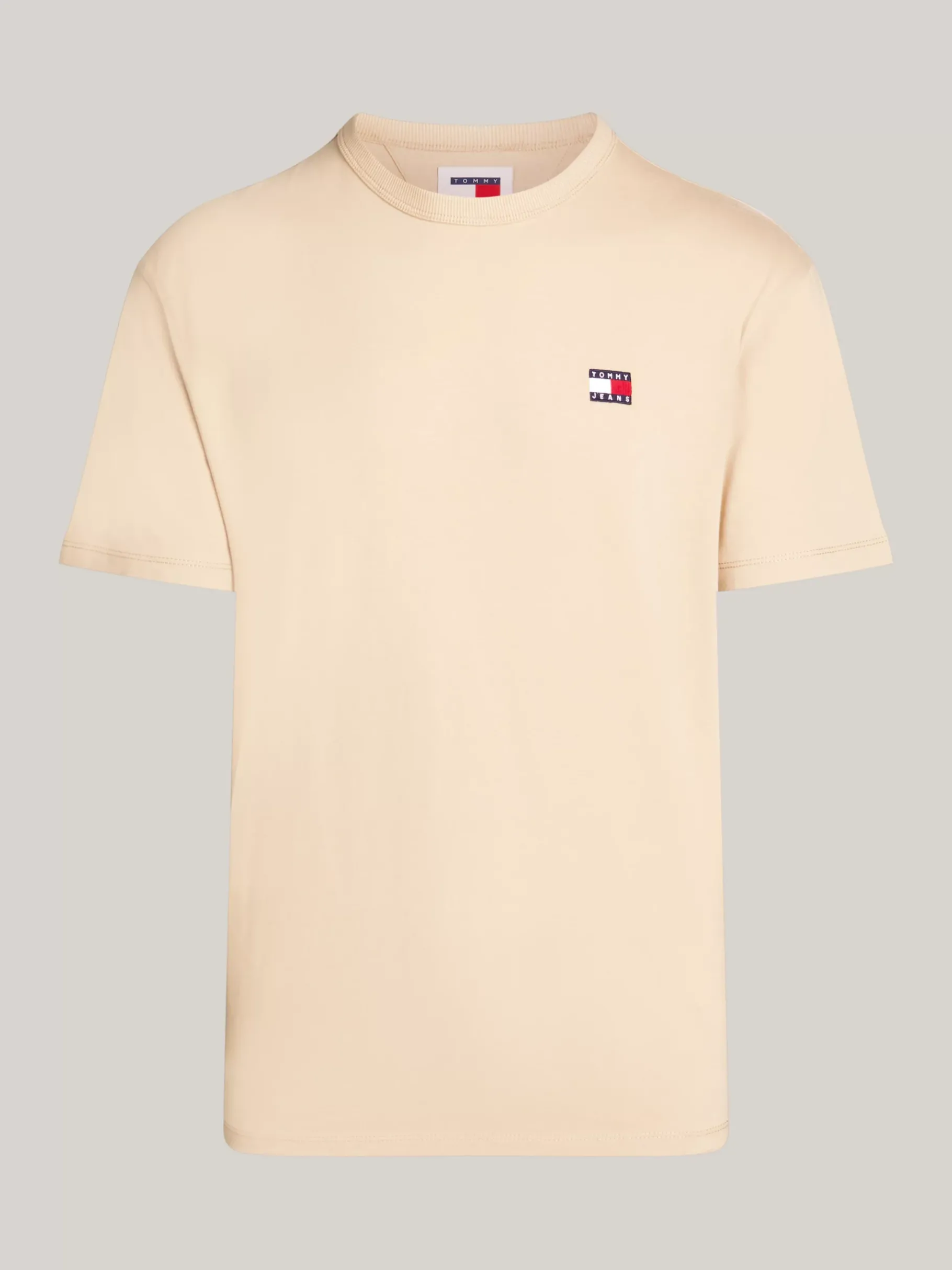 Tommy Hilfiger Tommy Badge T-Shirt mit Rundhalsausschnitt GENTLE GOLD Sale