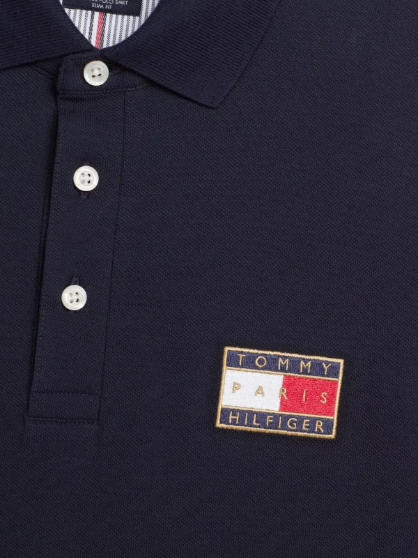 Tommy Hilfiger Paris 1985 Collection Slim Fit T-Shirt DESERT SKY Flash Sale