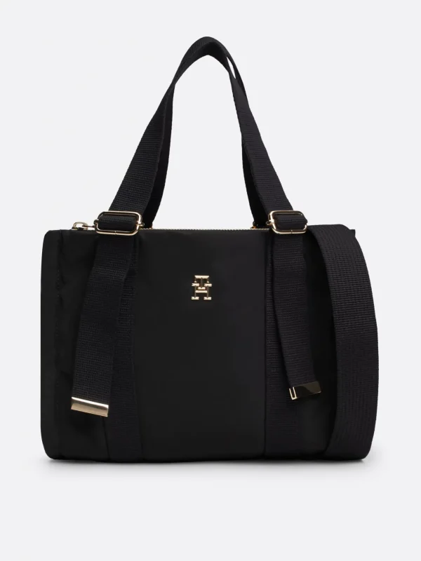 Tommy Hilfiger Tote-Bag mit TH-Monogramm BLACK Best